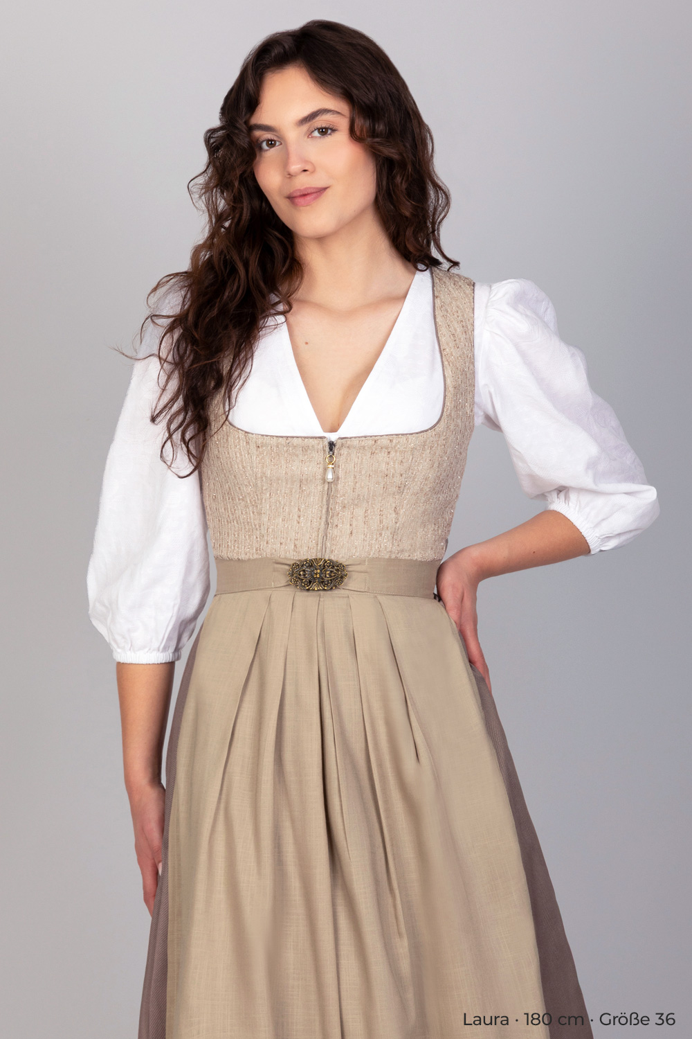 Midi Dirndl Edith Champagner