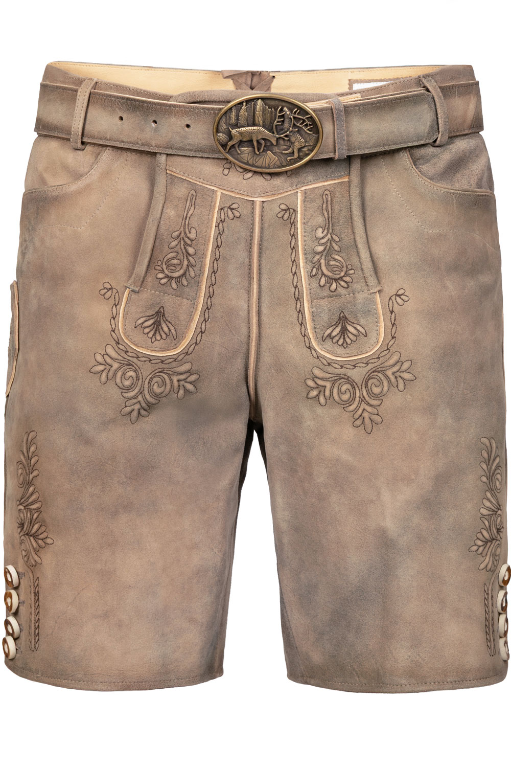 Kurze Wildbock Lederhose Lukas
