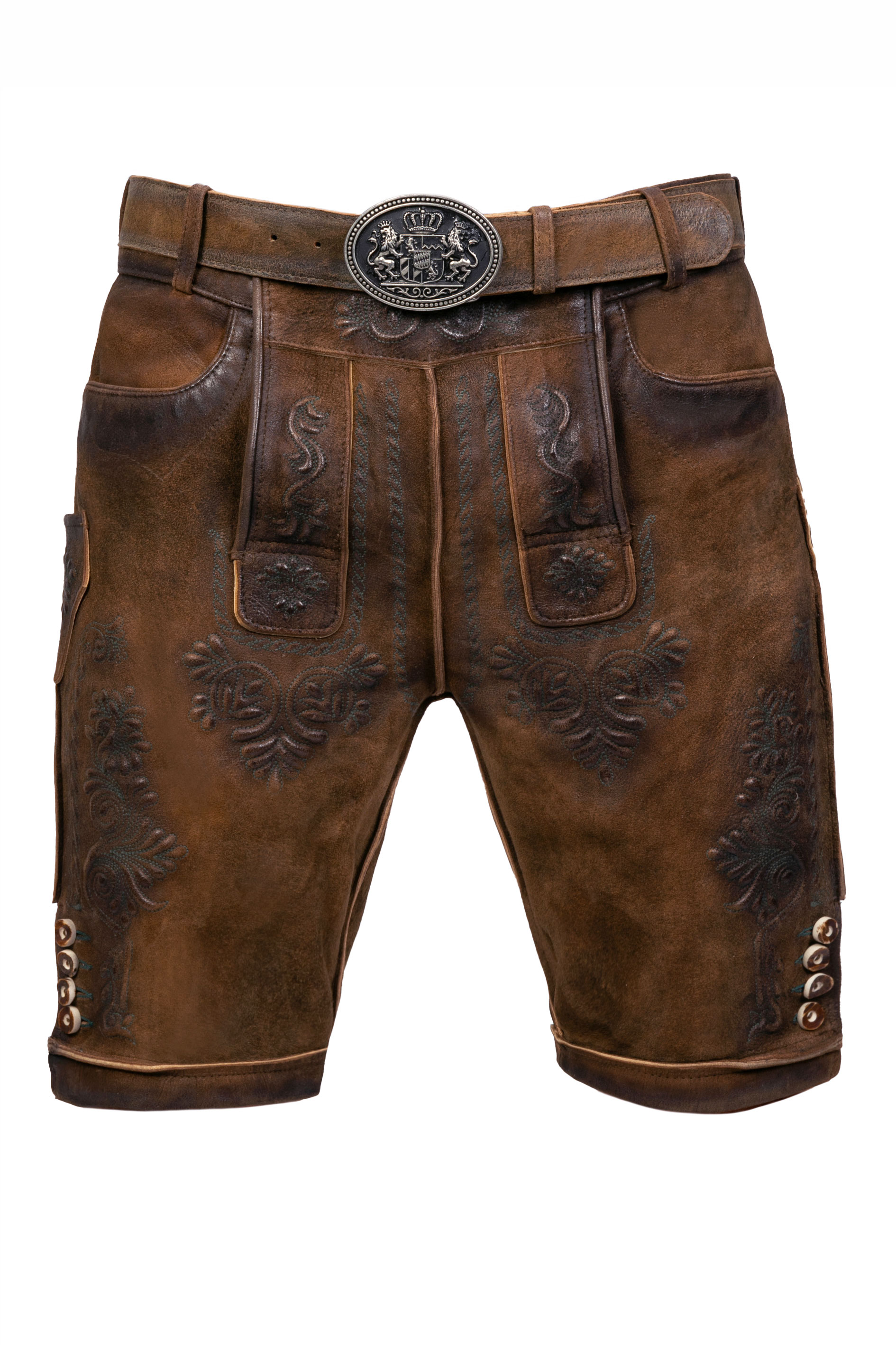Kurze Wildbock Lederhose Jan