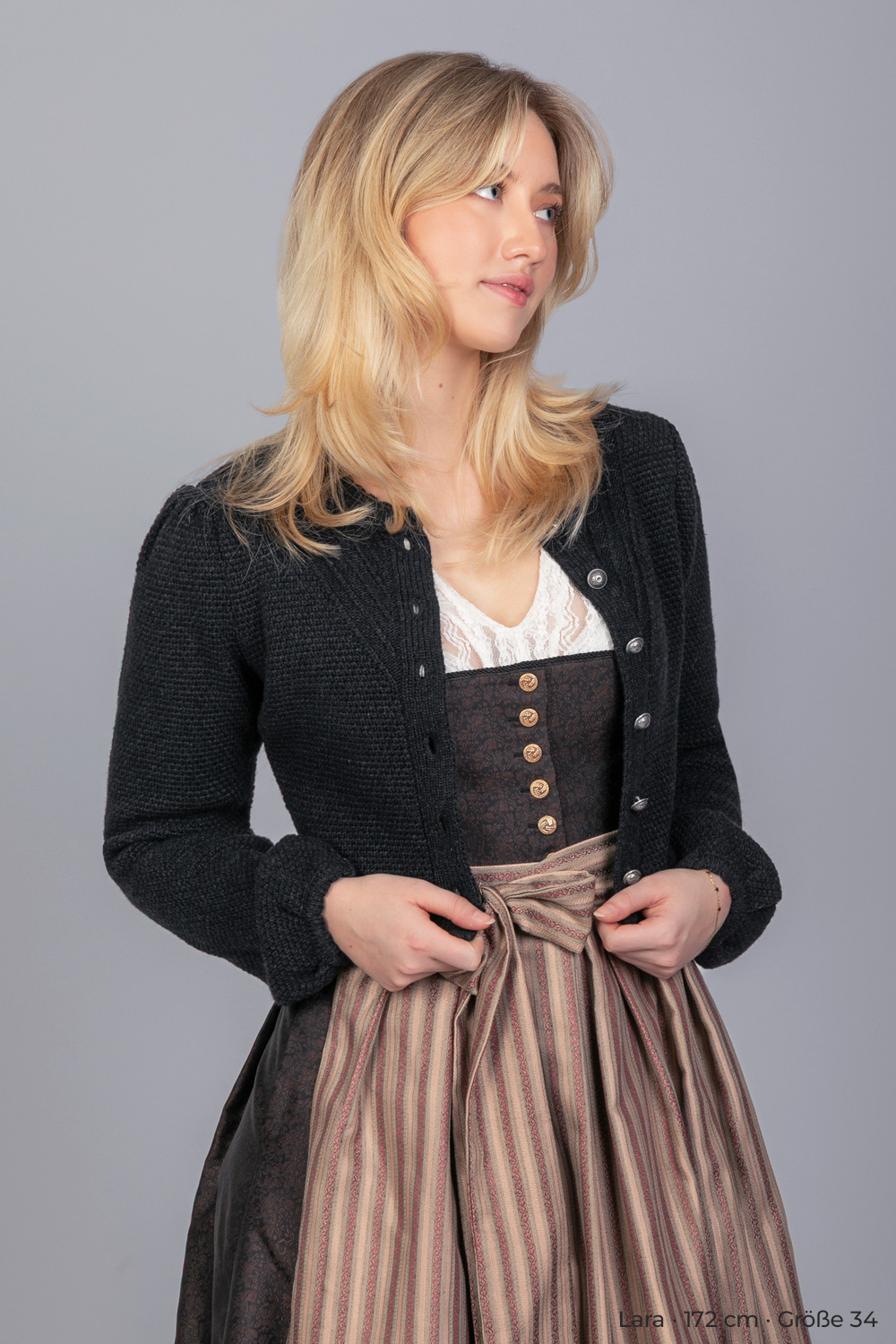 Strickjacke Isa Schwarz