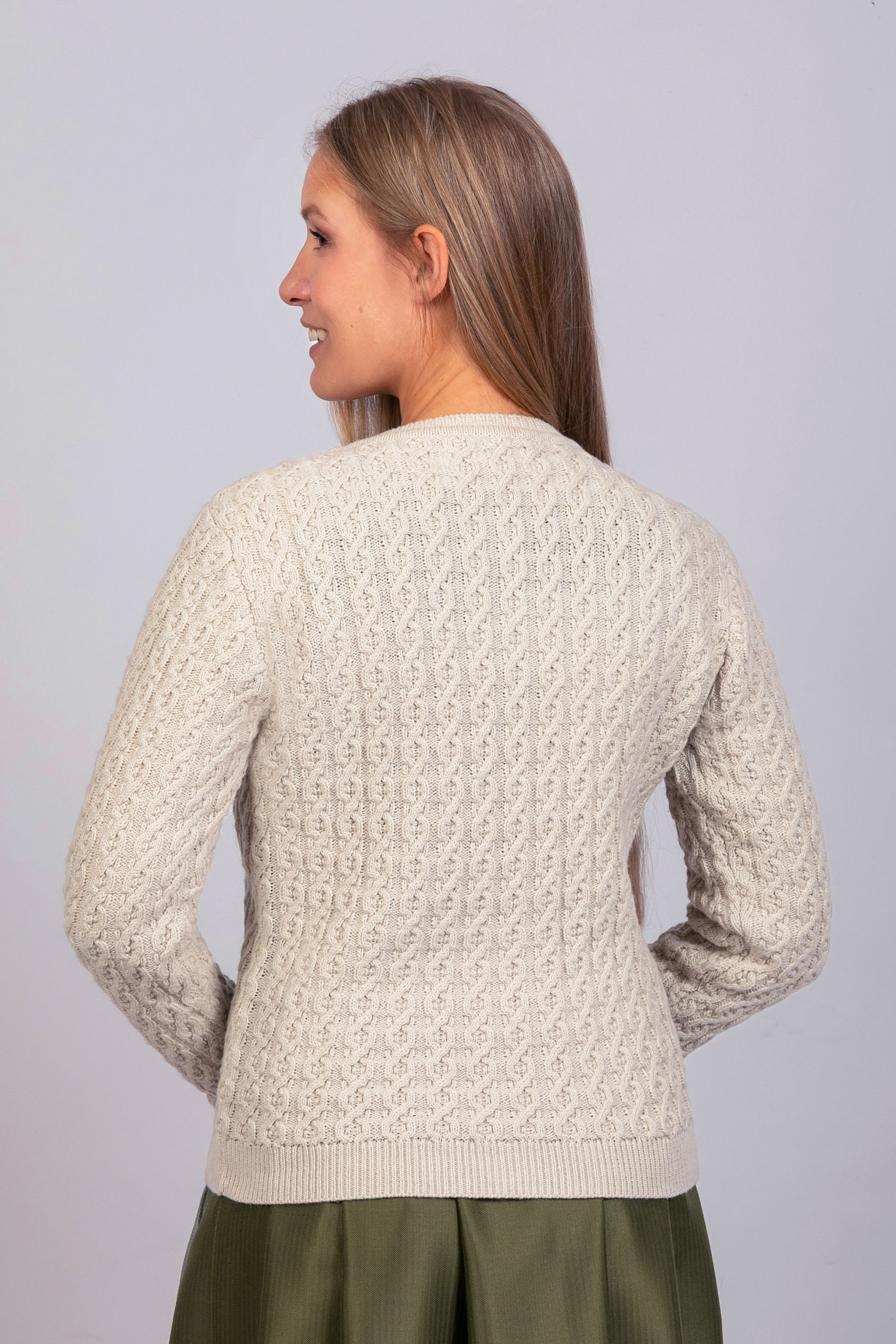 Strickjacke Marlene Creme