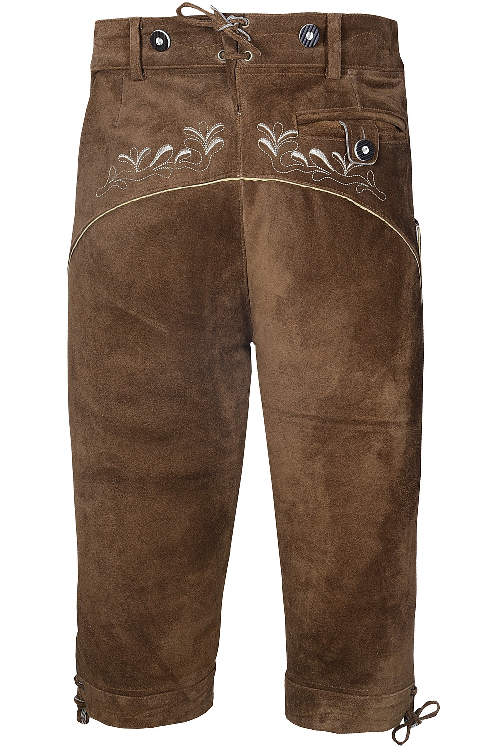 Trachtenlederhose Kniebundhose Hannes mittelbraun