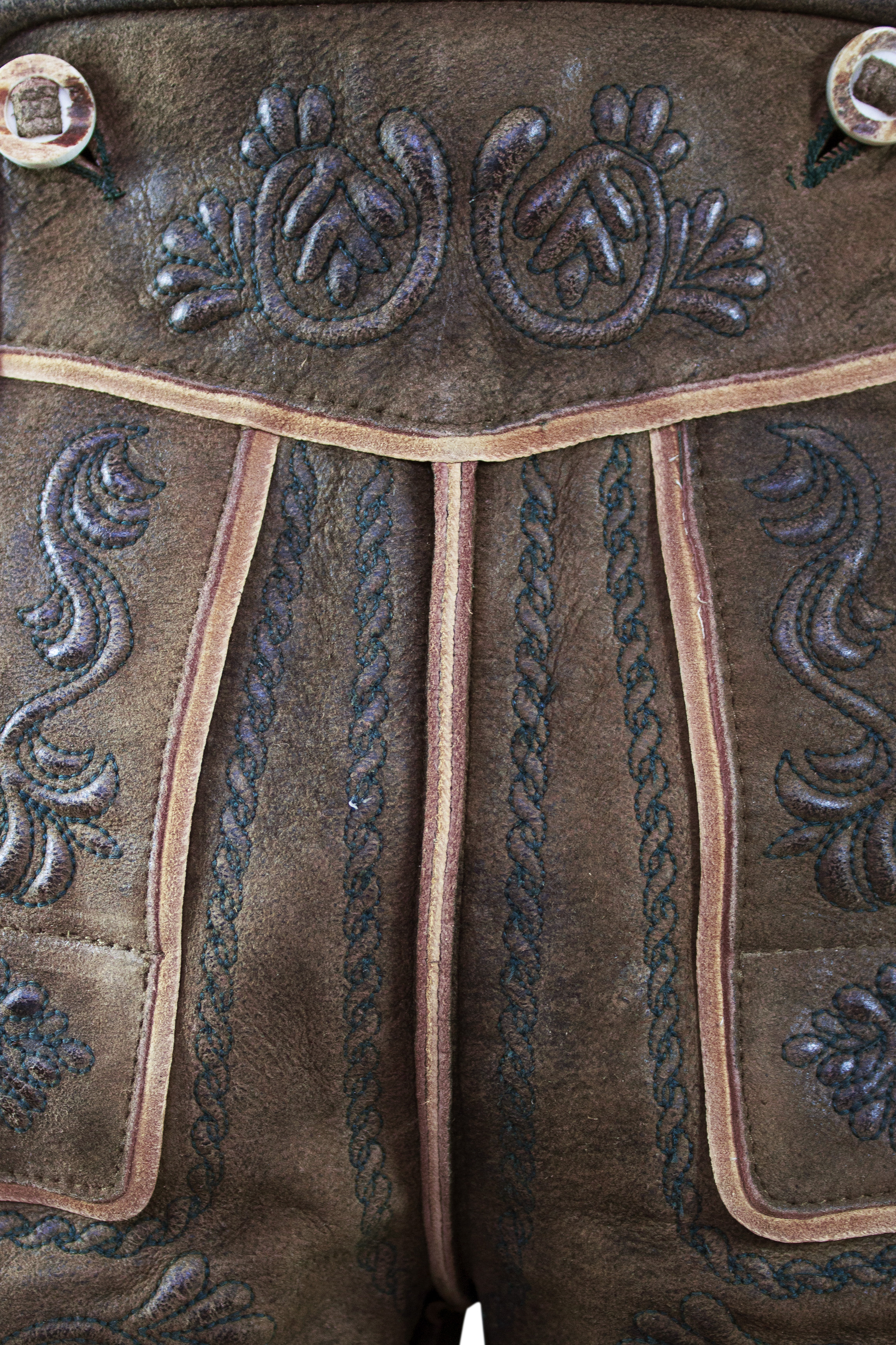 Kurze Wildbock Lederhose Jan