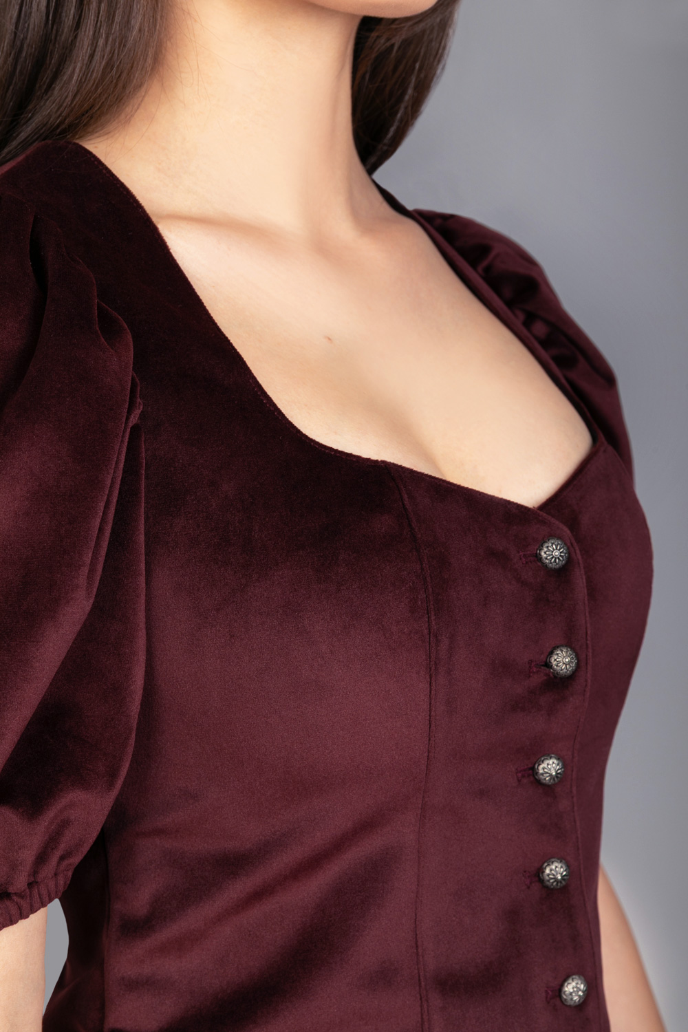 Trachten Mieder Ronja – Bordeaux