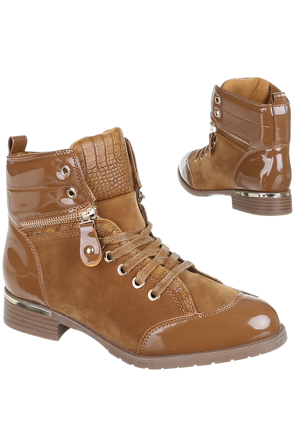 Damen Stiefeletten camel