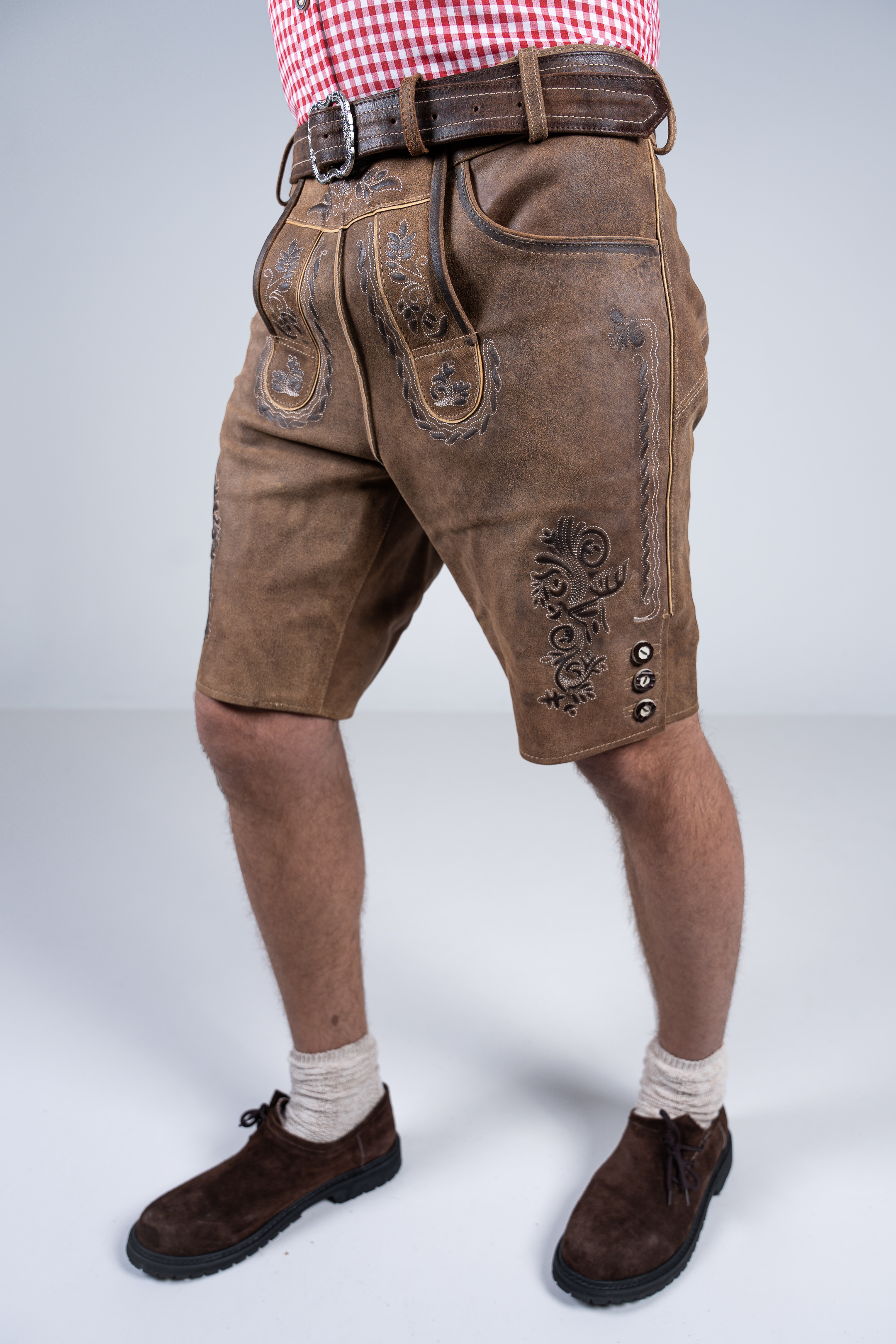 Kurze Trachtenlederhose Thomas