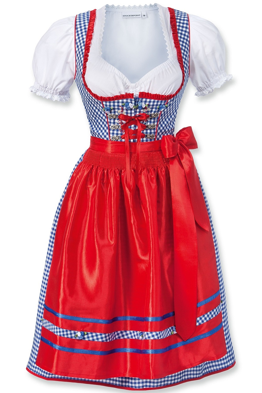 Mini Dirndl Ira blau