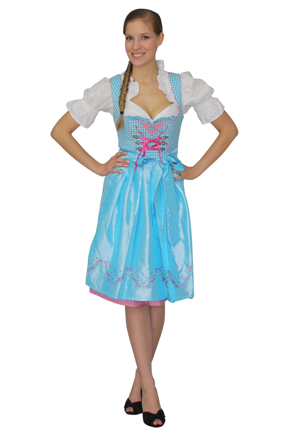 Midi Dirndl Jasmin türkis