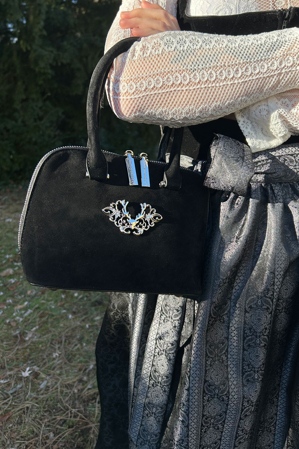 Trachten Dirndltasche Lena schwarz