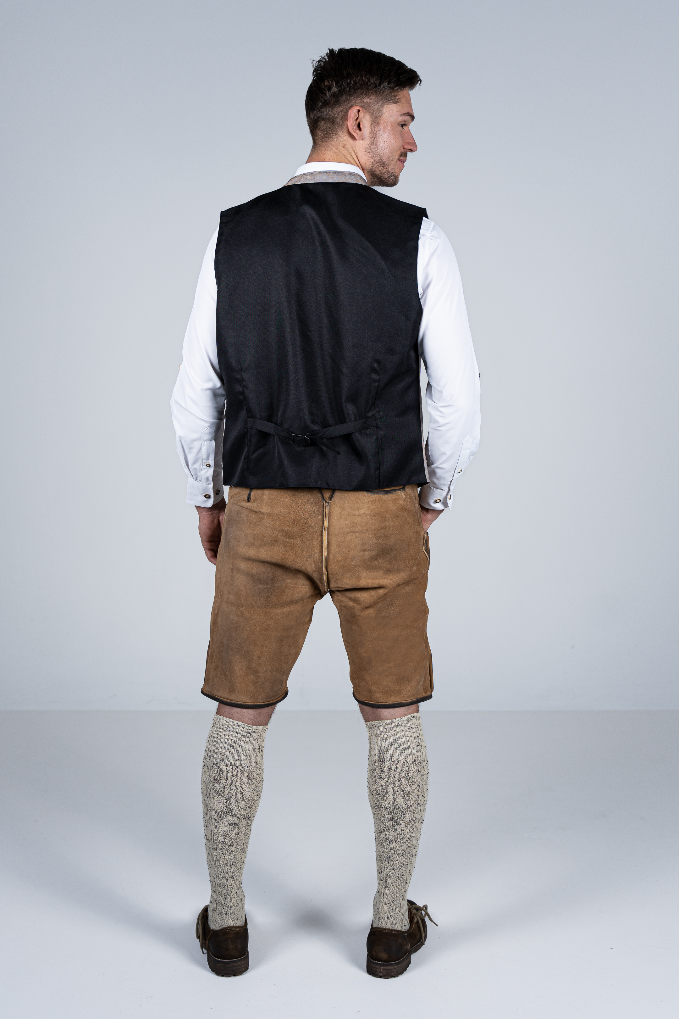 Kurze Wildbock Lederhose Toni