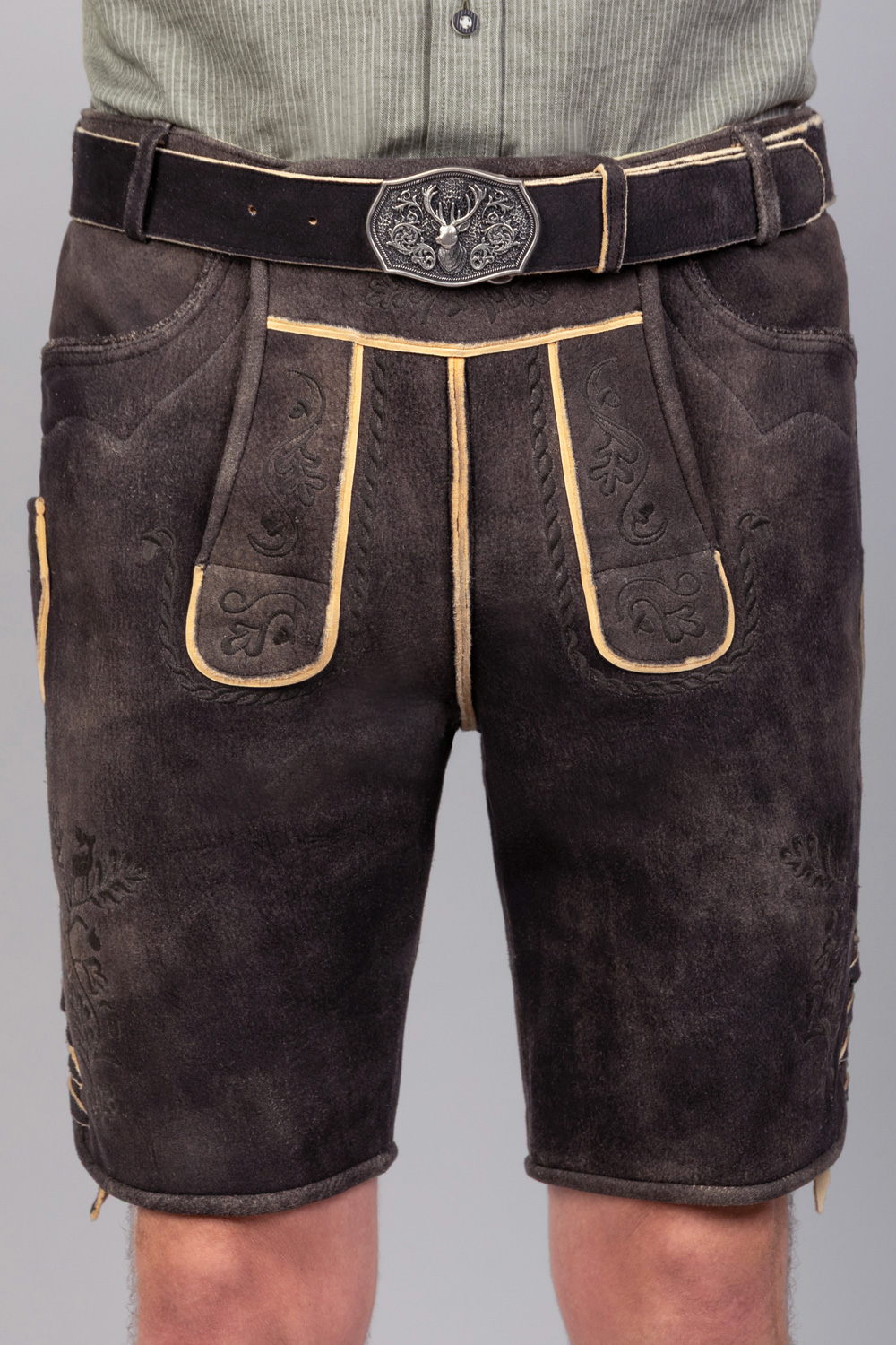 Kurze Hirschlederhose Noah sämisch