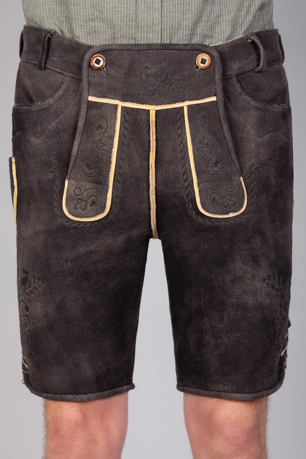 Kurze Hirschlederhose Noah sämisch