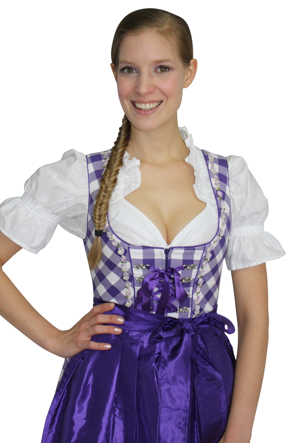 Mini Dirndl Joy violett