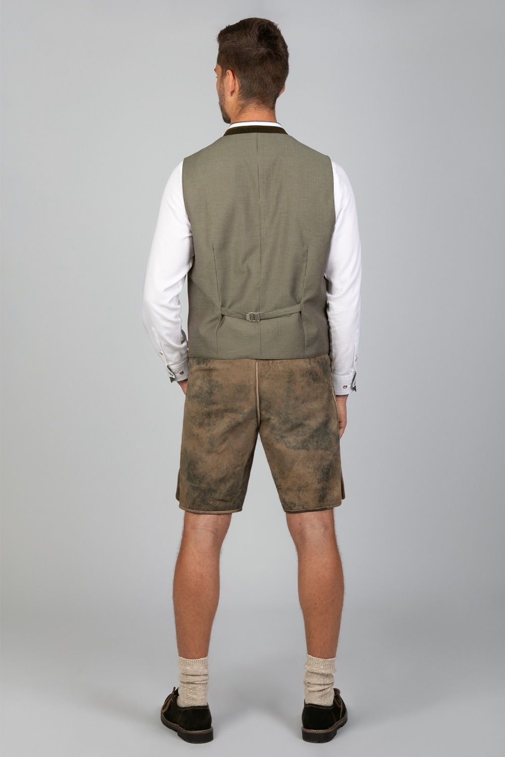 Kurze Wildbock Lederhose Paul