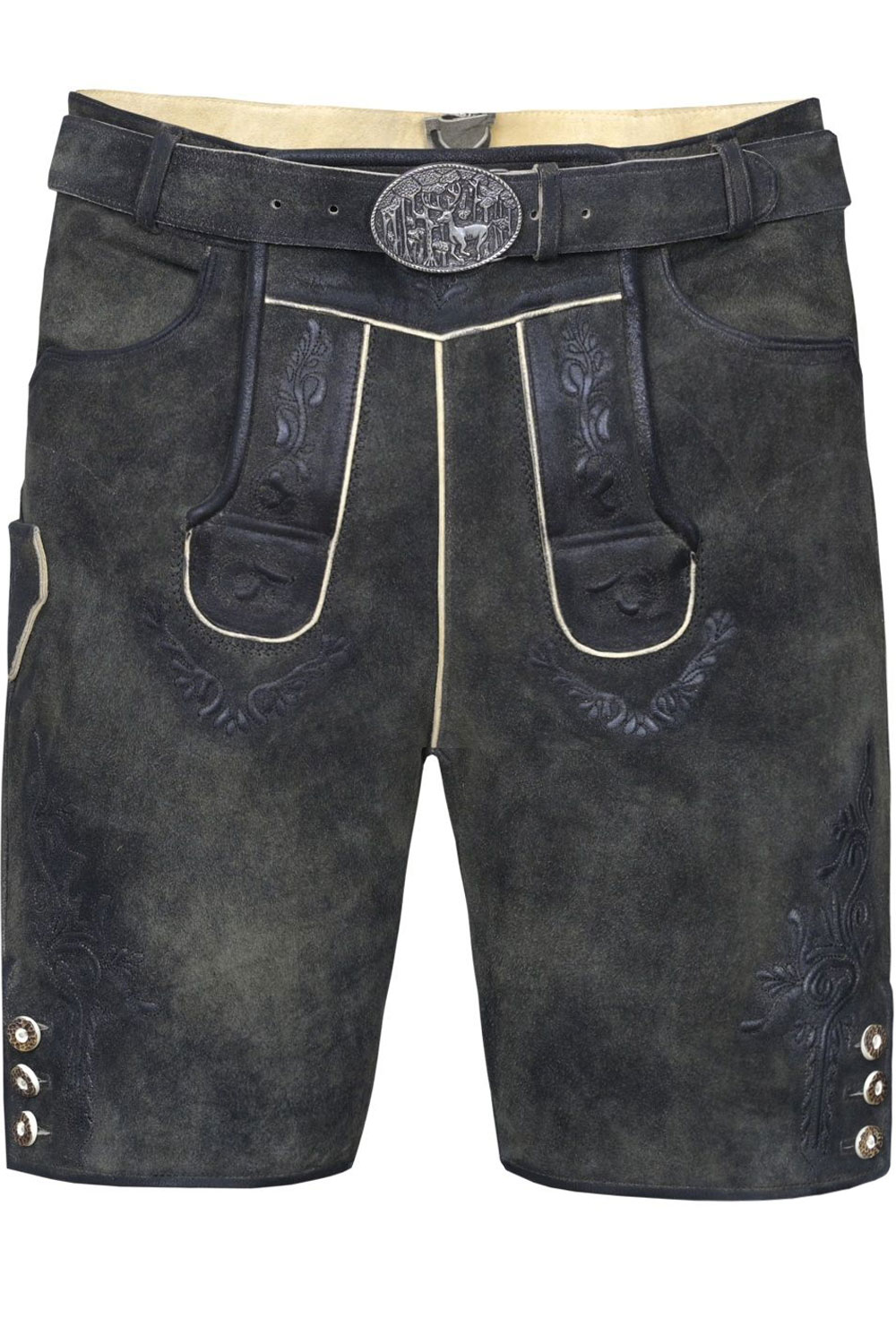 Kurze Wildbock Lederhose Alois