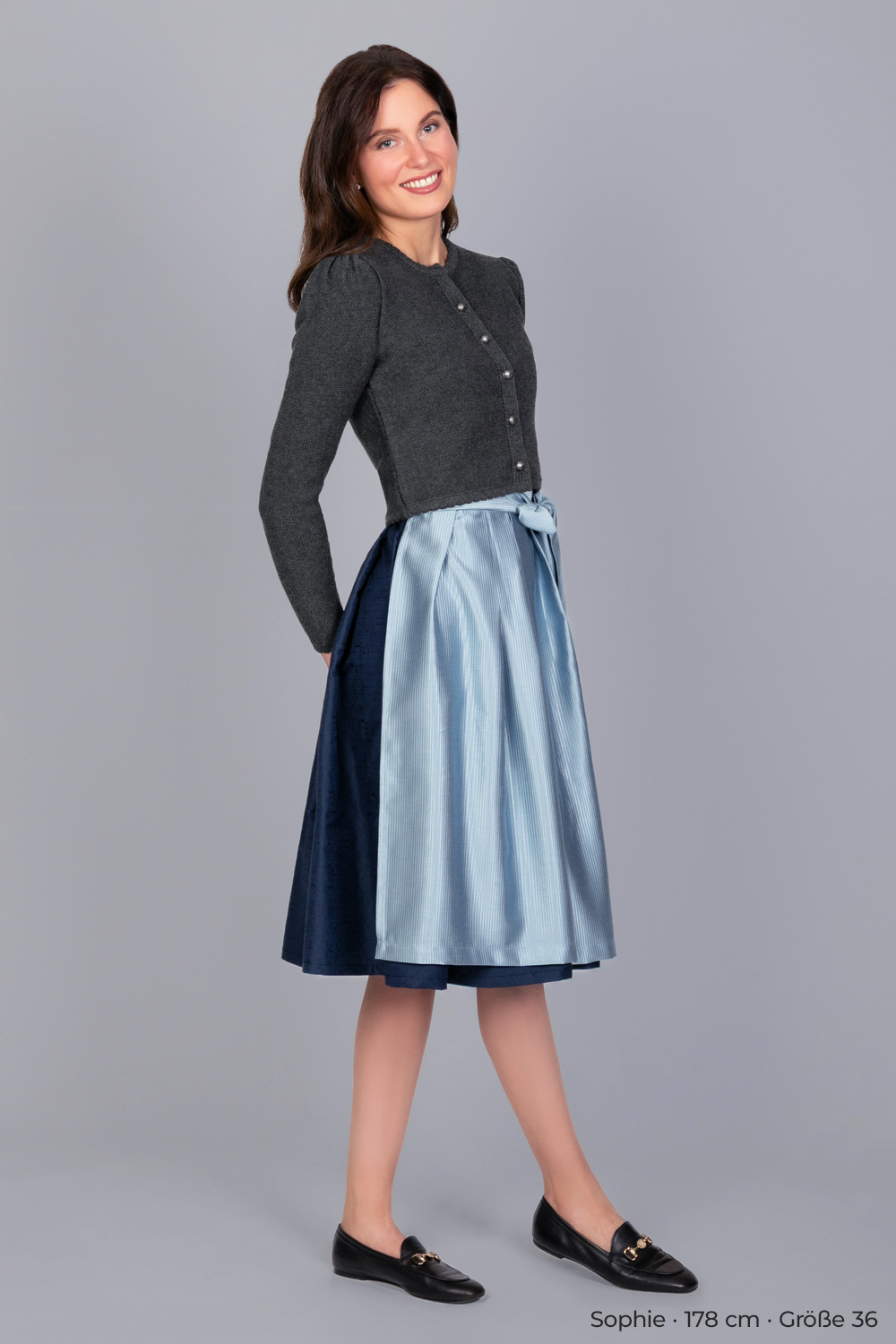 Strickjacke Sophie anthrazit