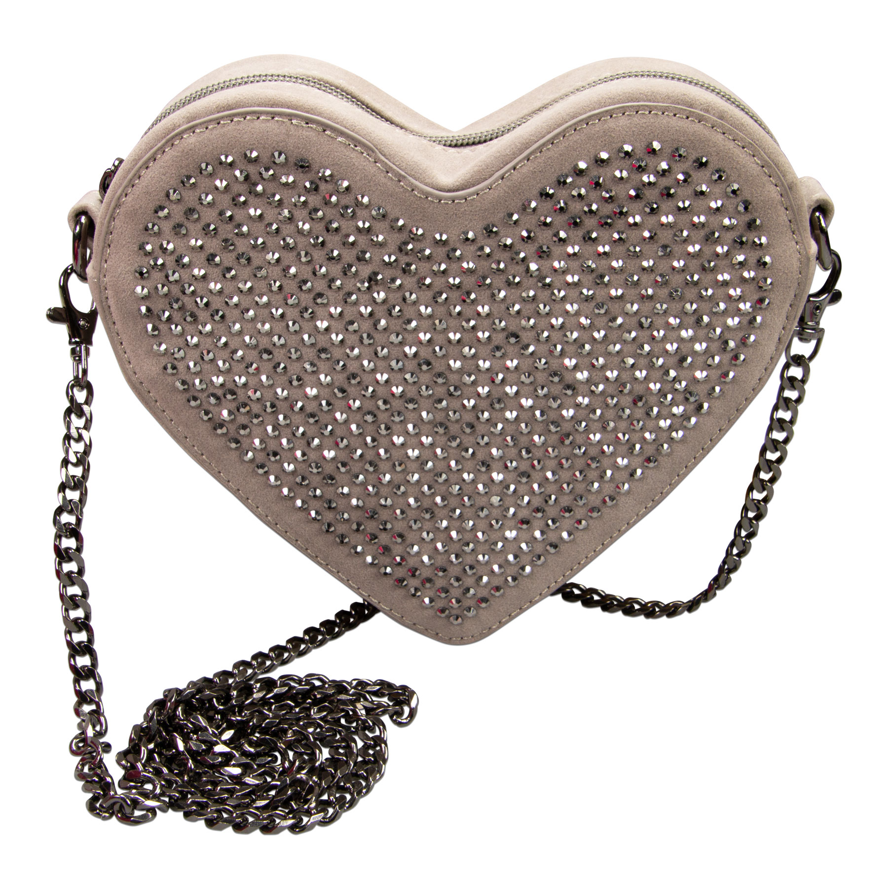 Dirndltasche Valerie Taube in Herzform mit Strasssteinen