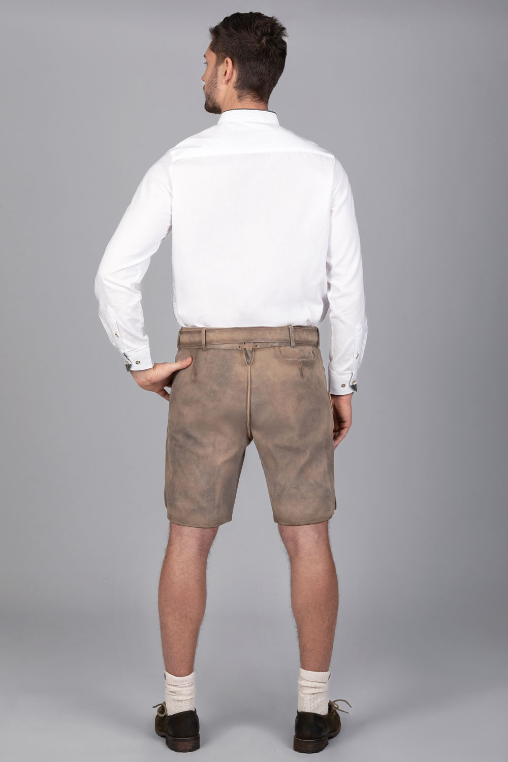 Kurze Wildbock Lederhose Lukas