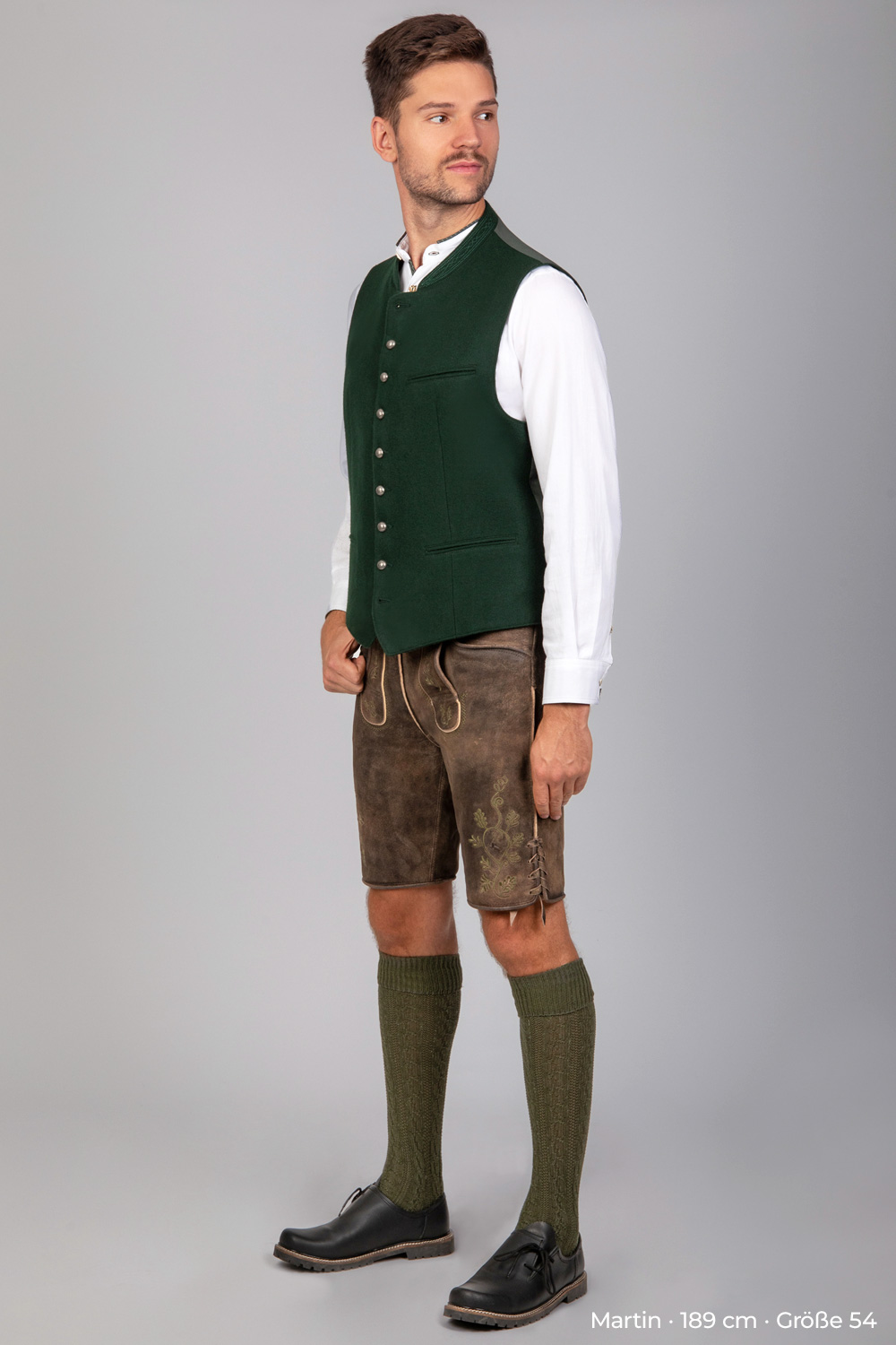 Trachten Weste Hans Grün