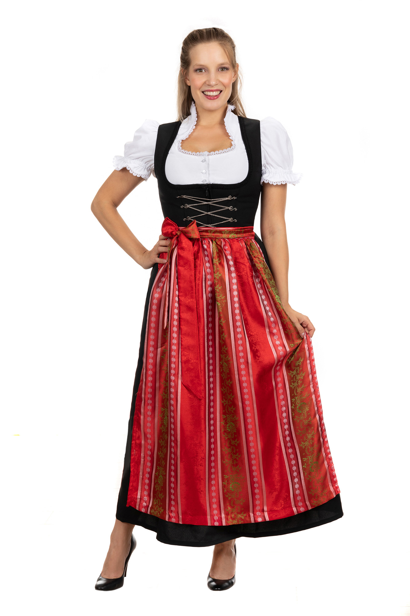 Langes Dirndl Sonja rot