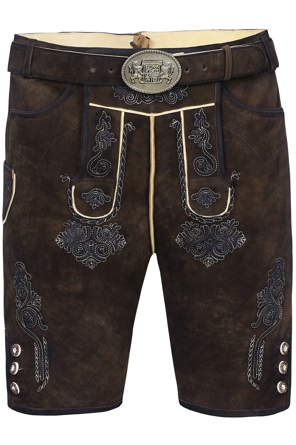 Kurze Wildbock Lederhose Elijah