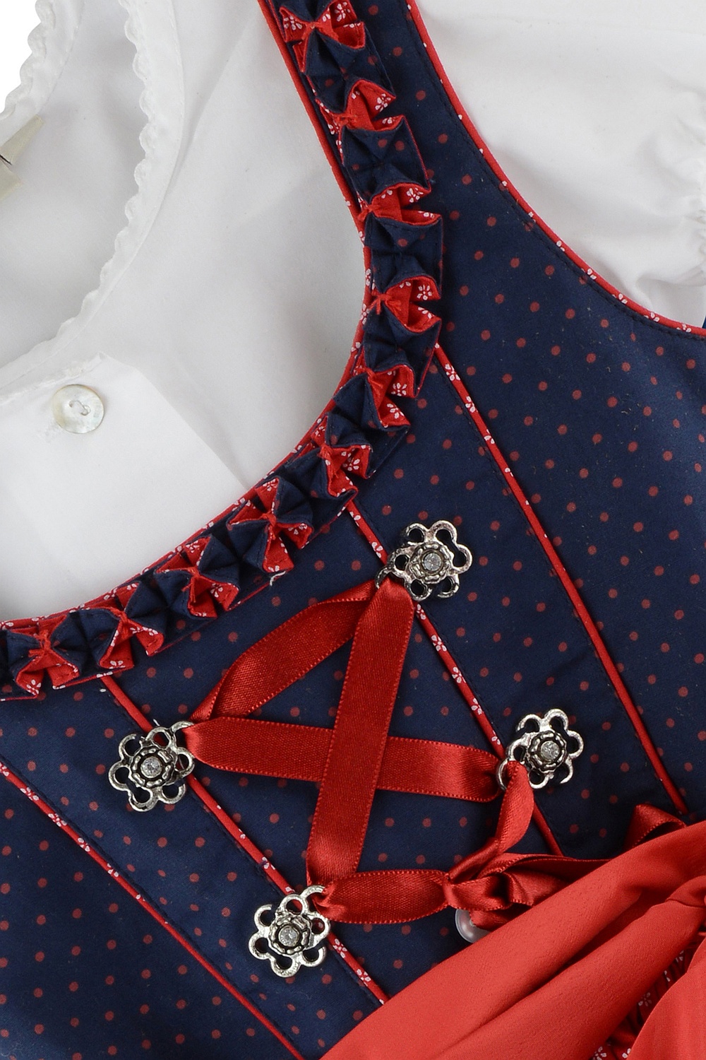 Dirndl Juliana rot / marine