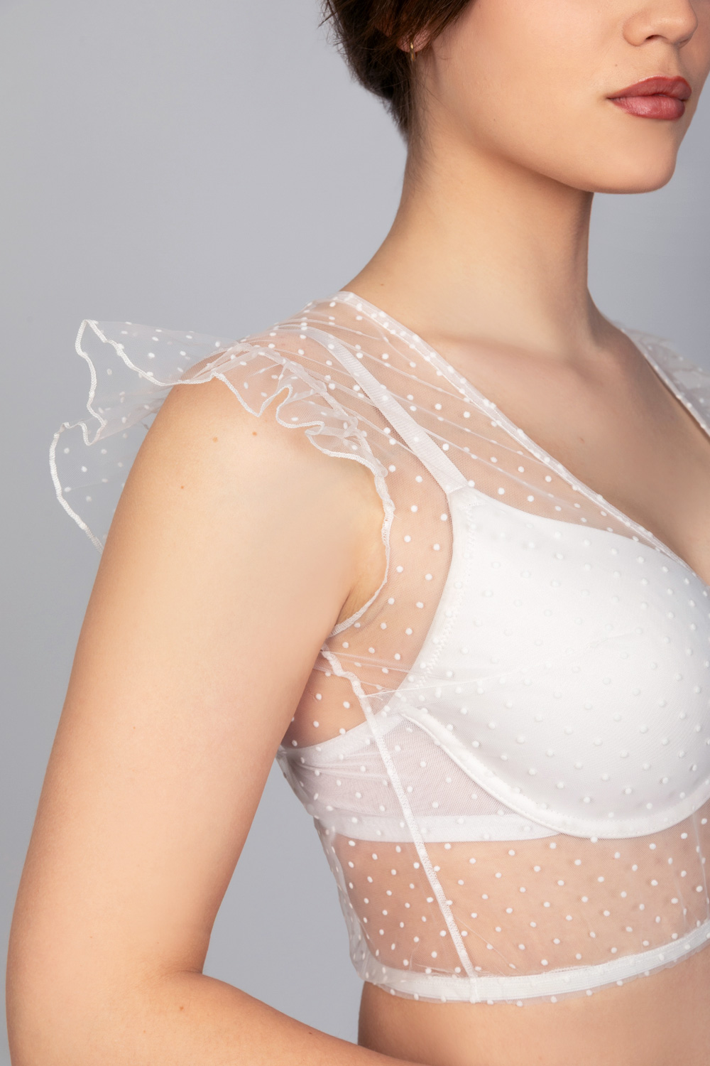 Dirndlbluse Sophie Weiß