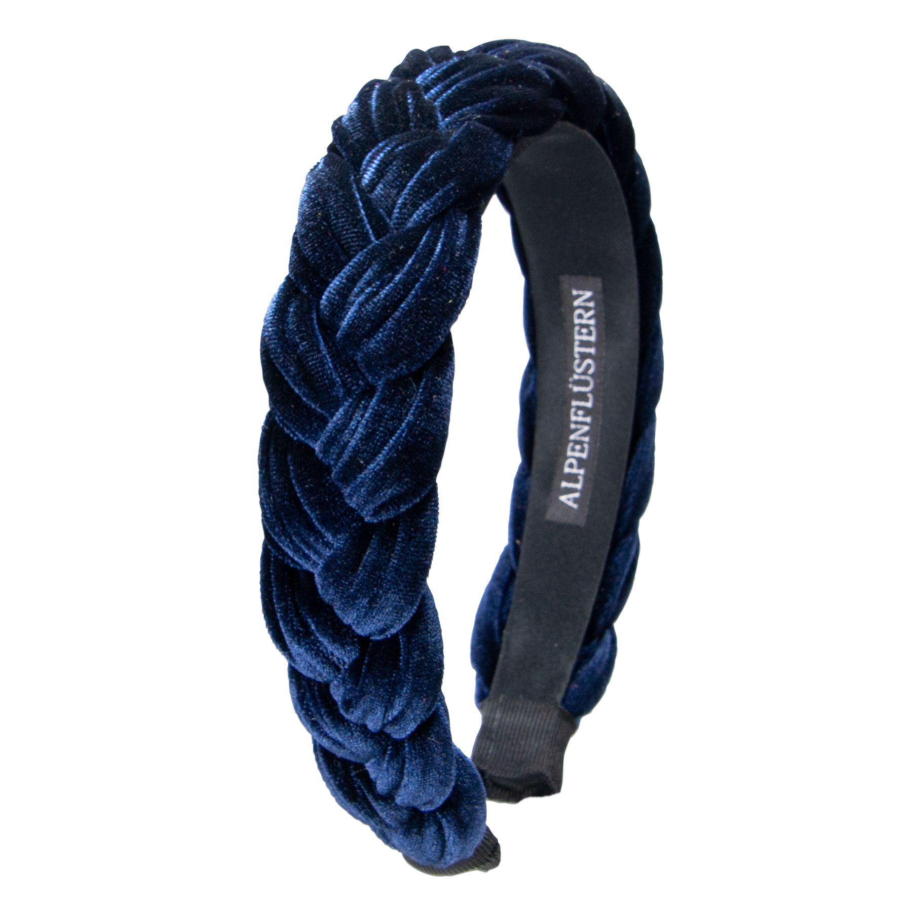 Trachten Samt Haarreif Marineblau