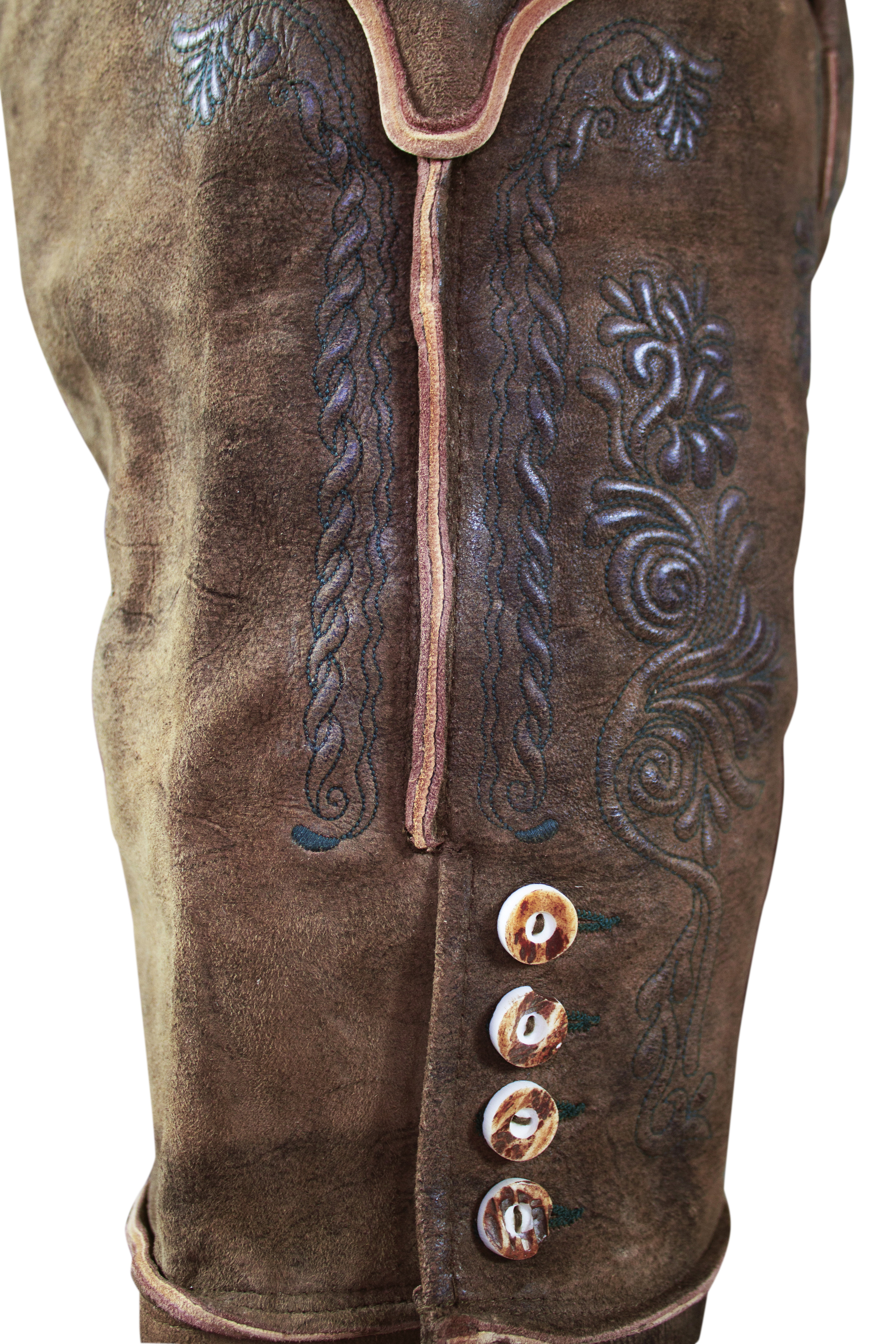 Kurze Wildbock Lederhose Jan