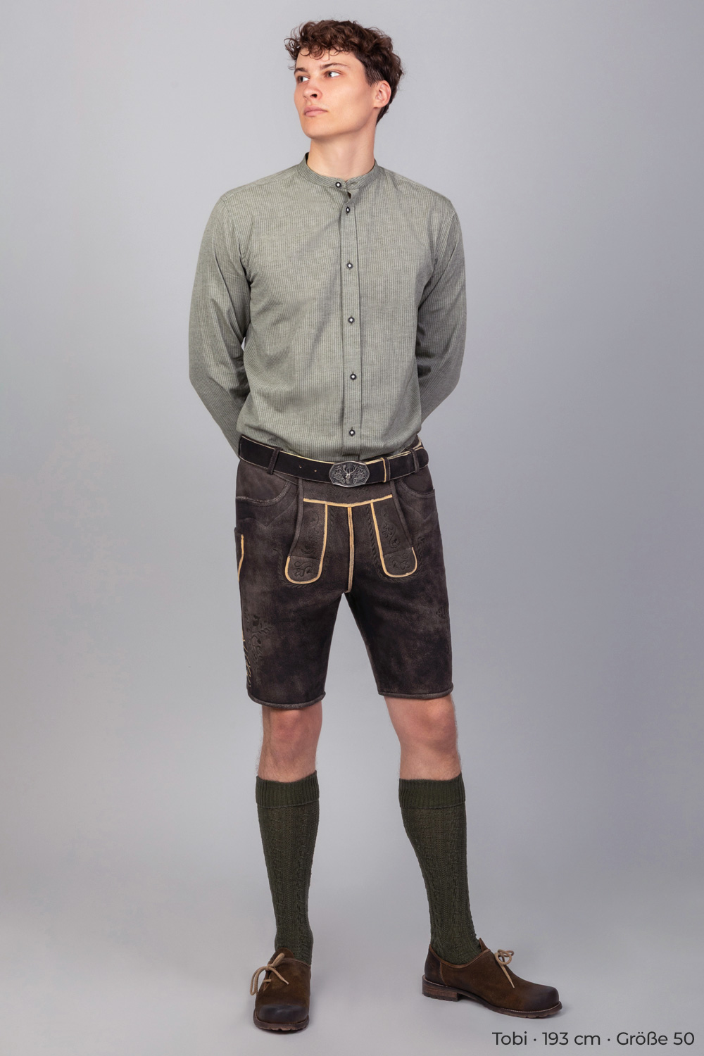 Kurze Hirschlederhose Noah sämisch