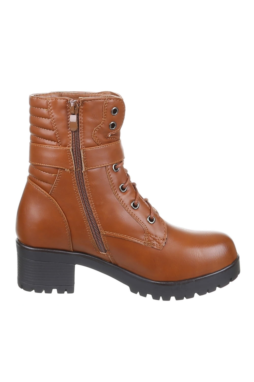 Damen Boots Stiefeletten camel