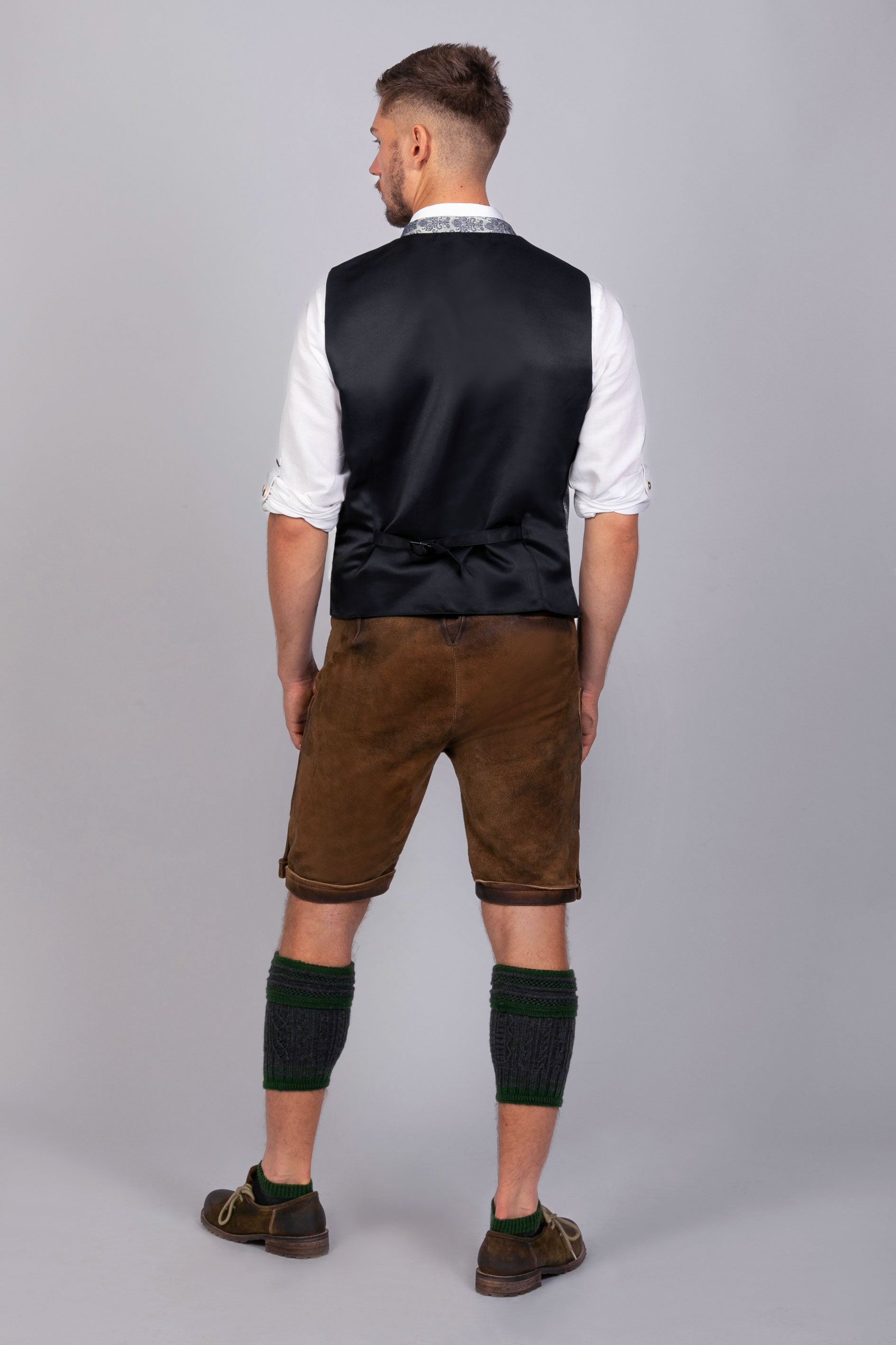 Kurze Wildbock Lederhose Jan