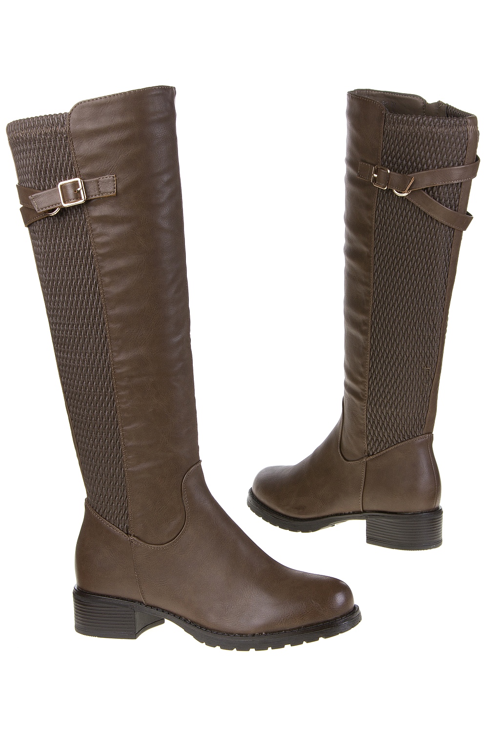 Damen Stiefel khaki 4