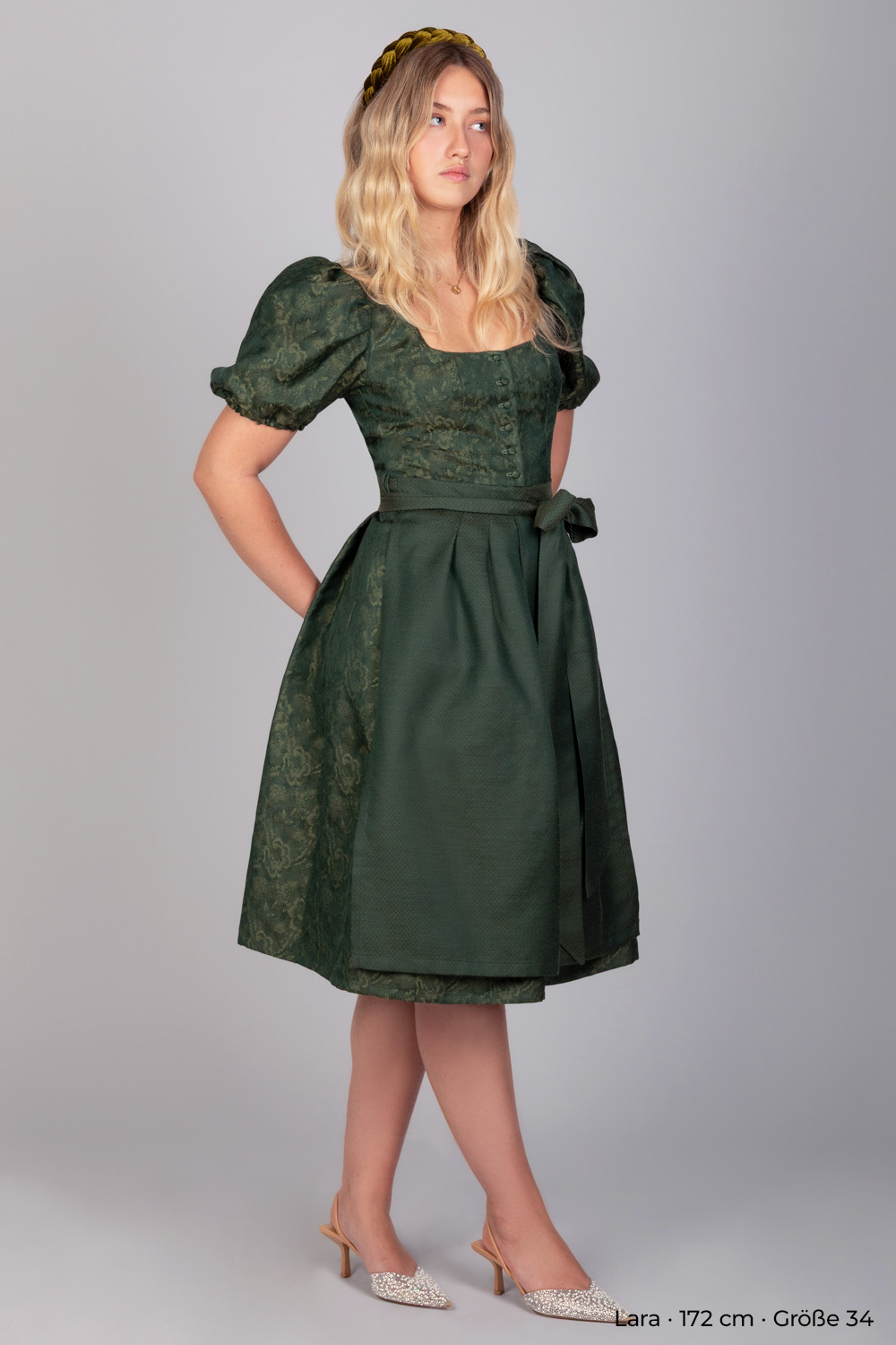 Made in Germany Dirndl Paulina mit Puffärmeln