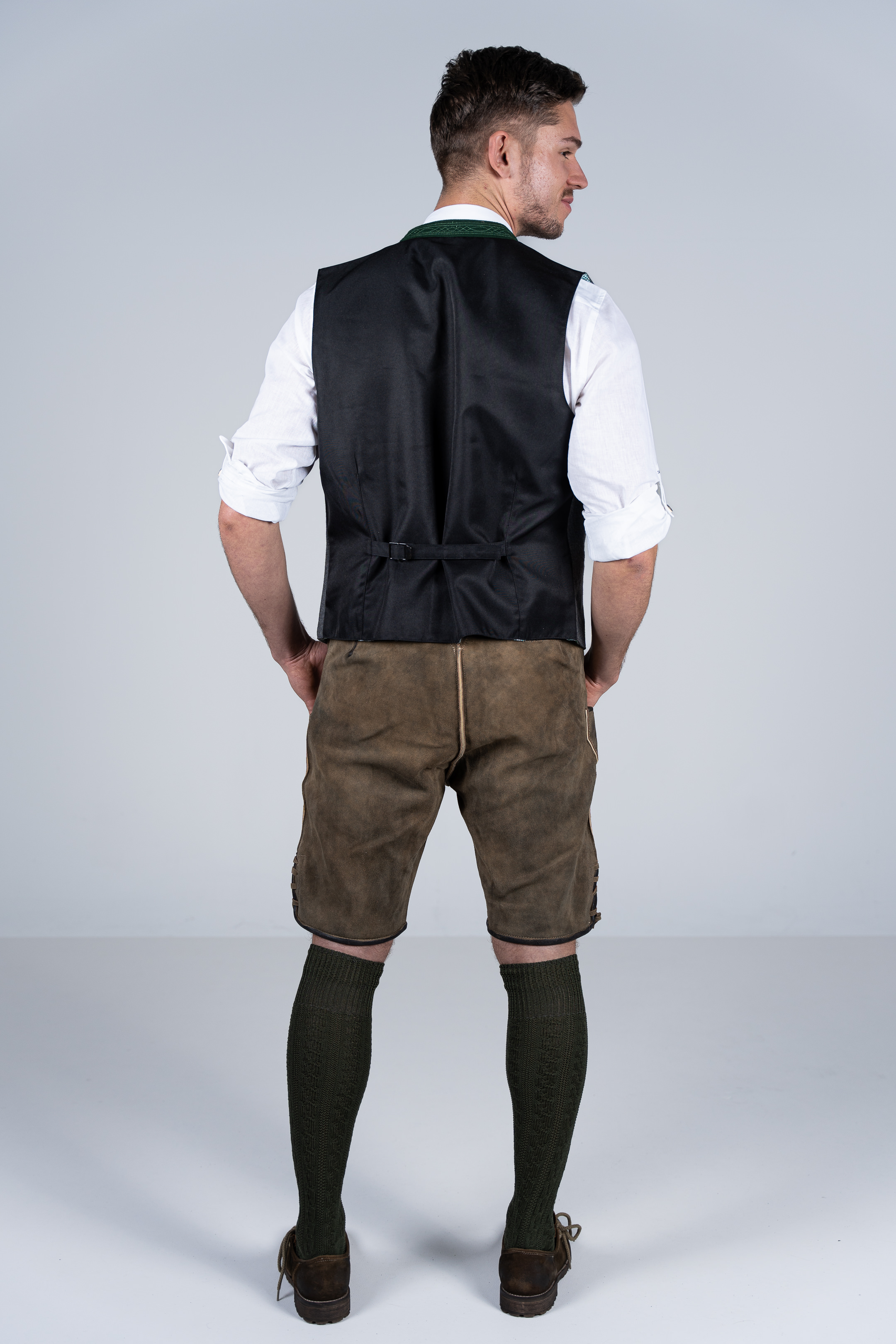 Kurze Wildbock Lederhose Sepp