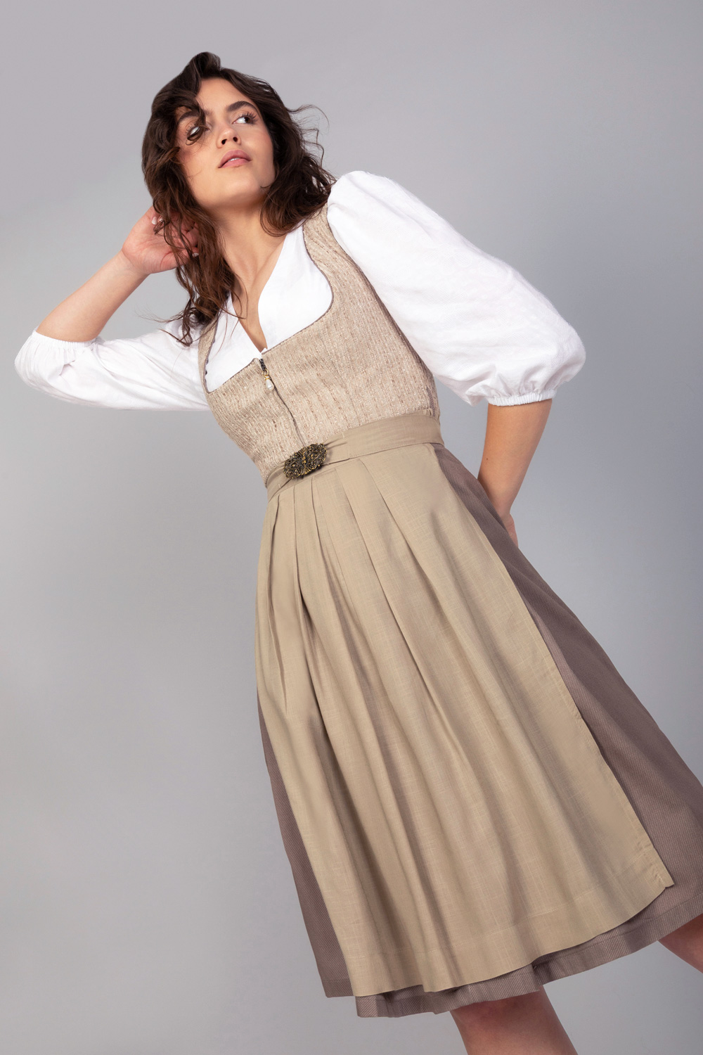 Midi Dirndl Edith Champagner