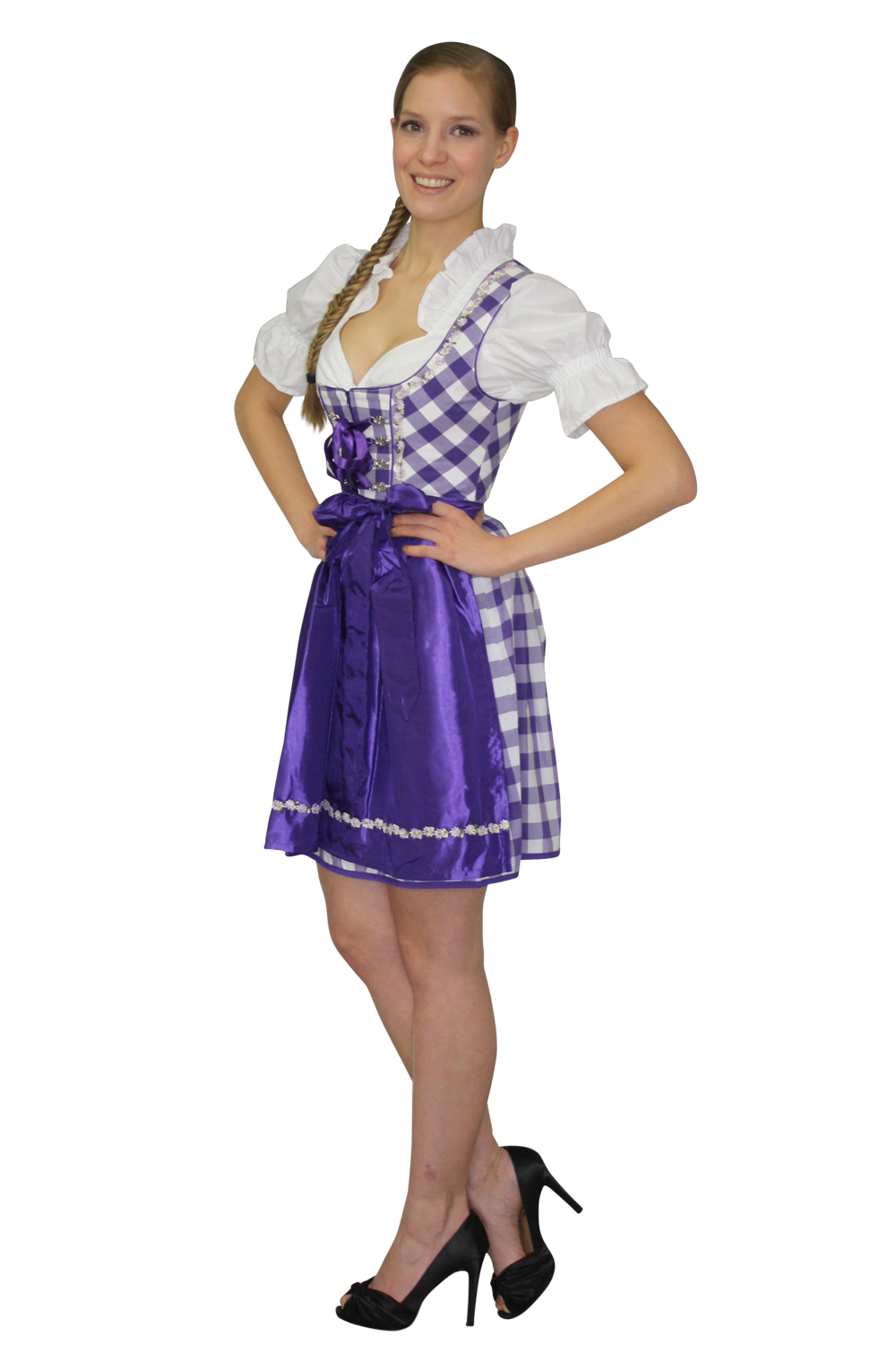 Mini Dirndl Joy violett