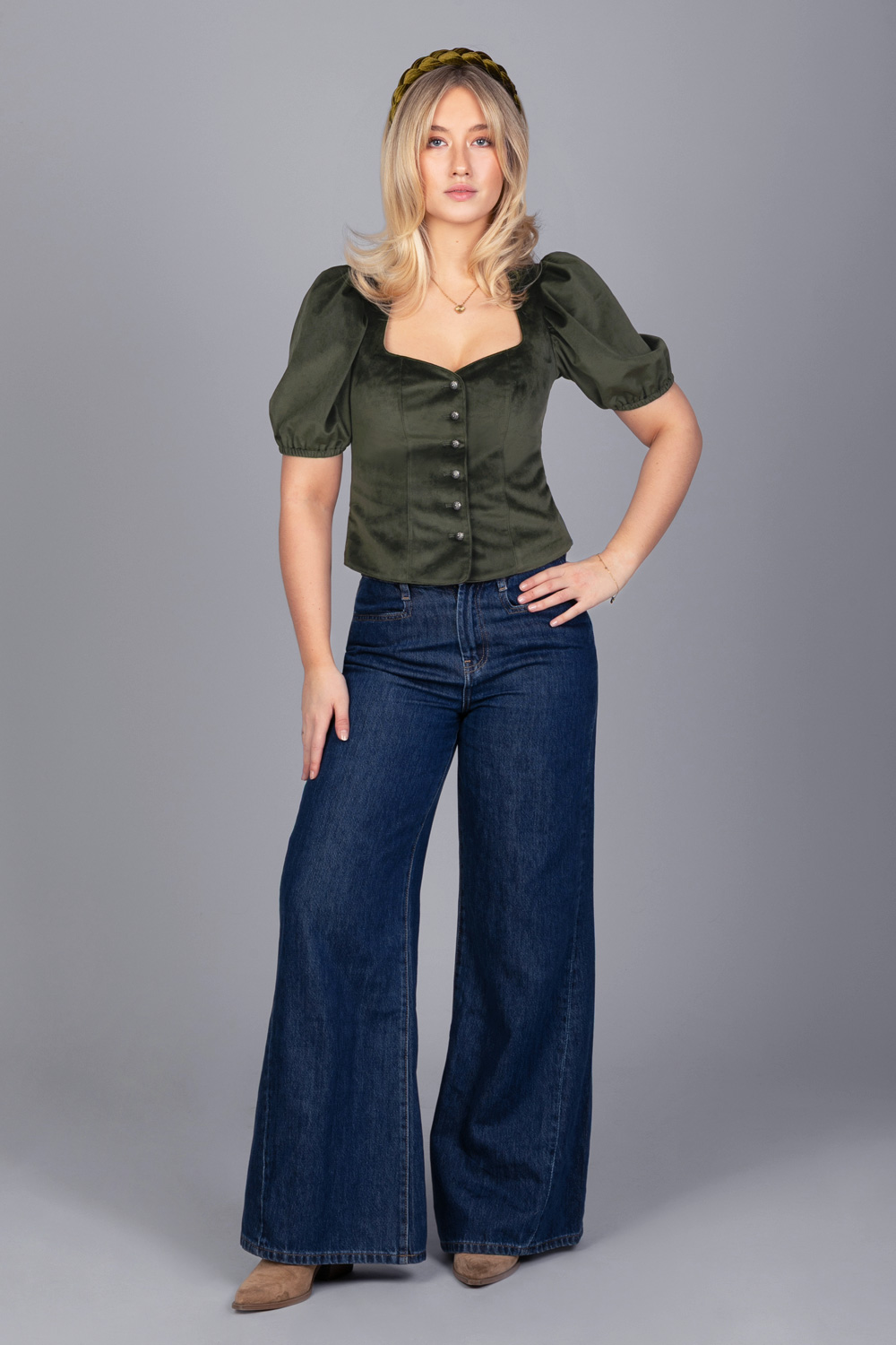 Trachten Mieder Ronja Grün