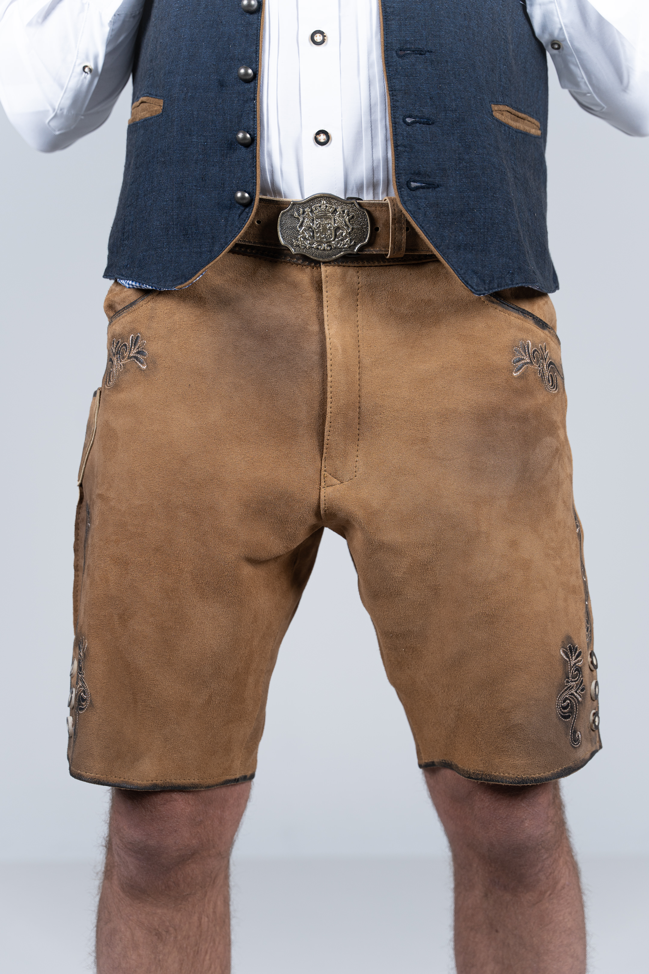 Kurze Wildbock Lederhose Linus