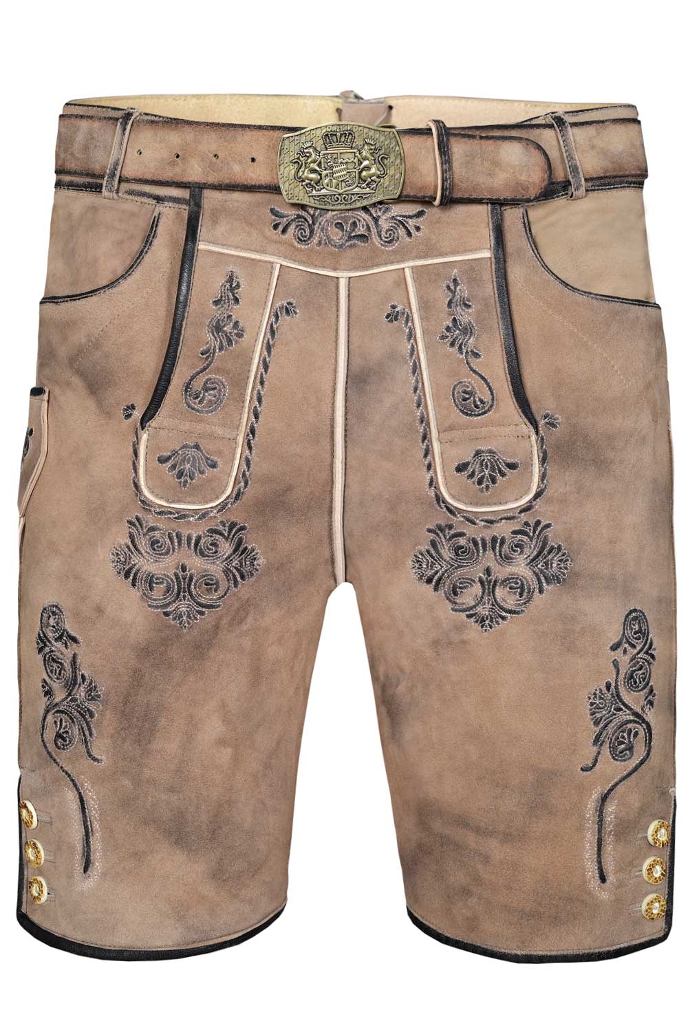 Kurze Wildbock Lederhose Vincent