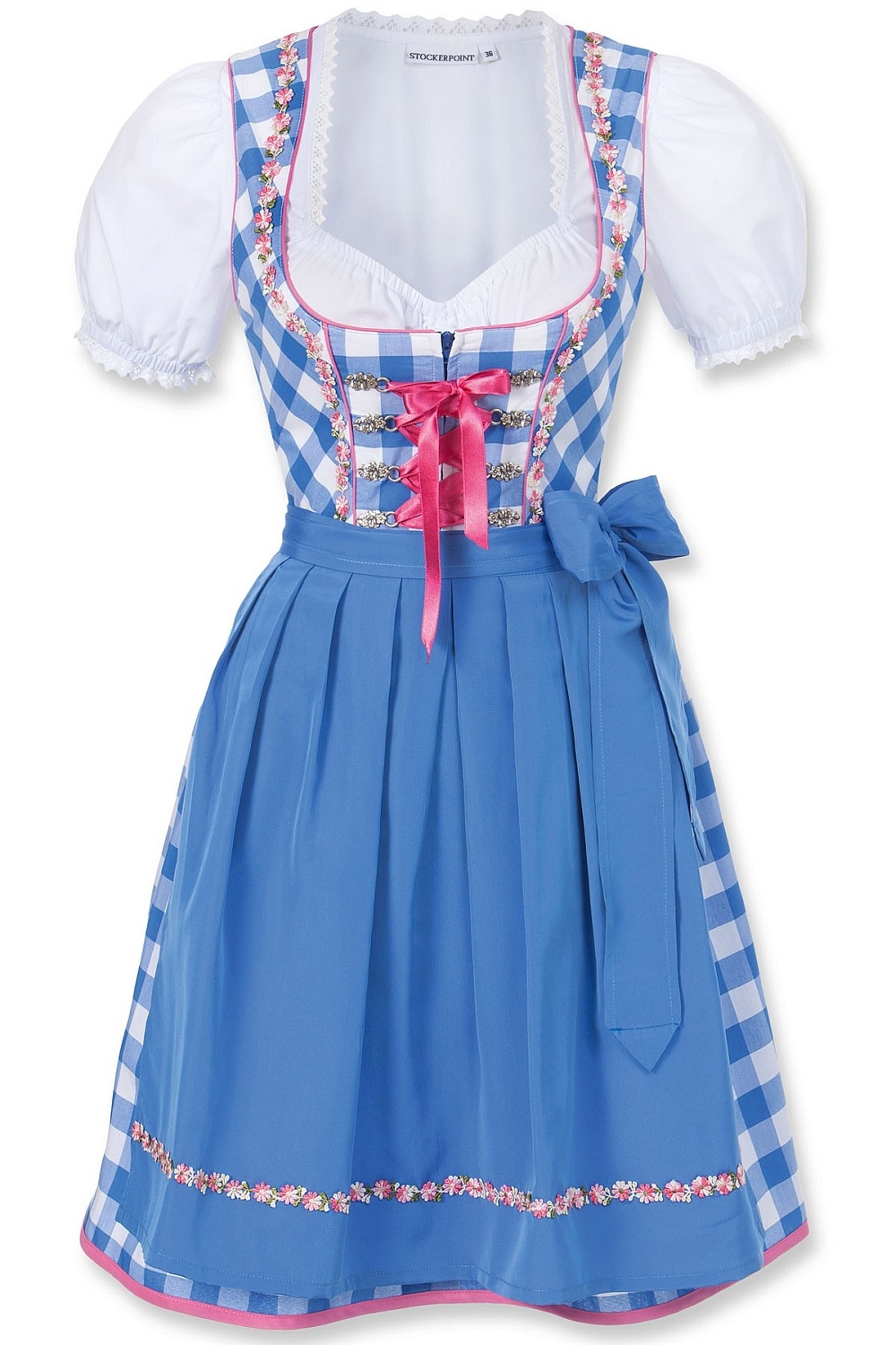 Mini Dirndl Joy azur