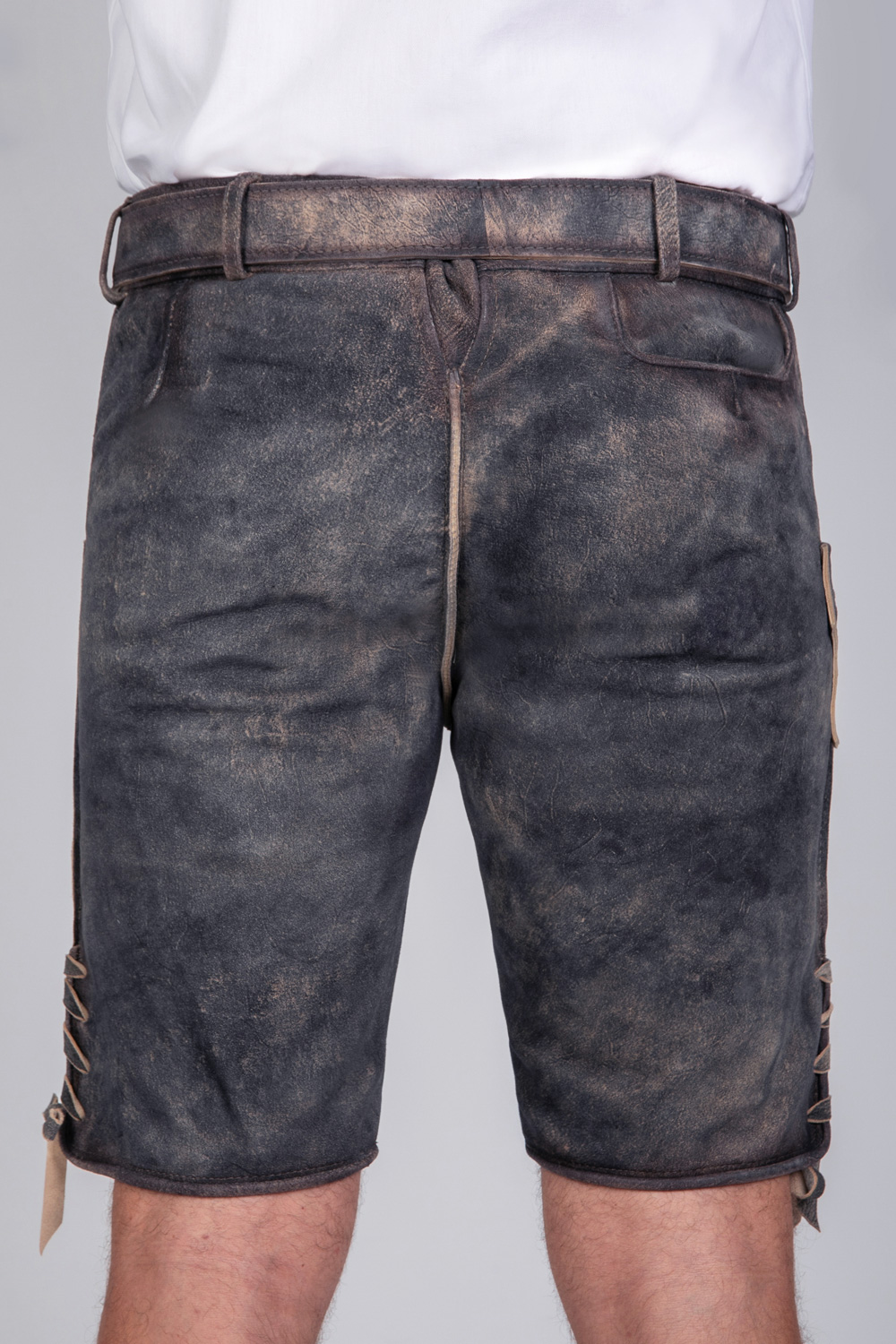 Kurze Wildbock Lederhose Tom