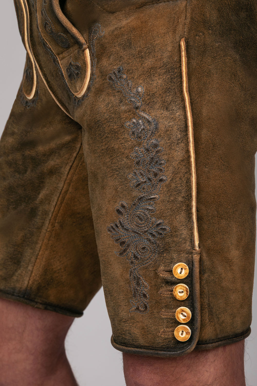 Kurze Wildbock Lederhose Erwin Siberia