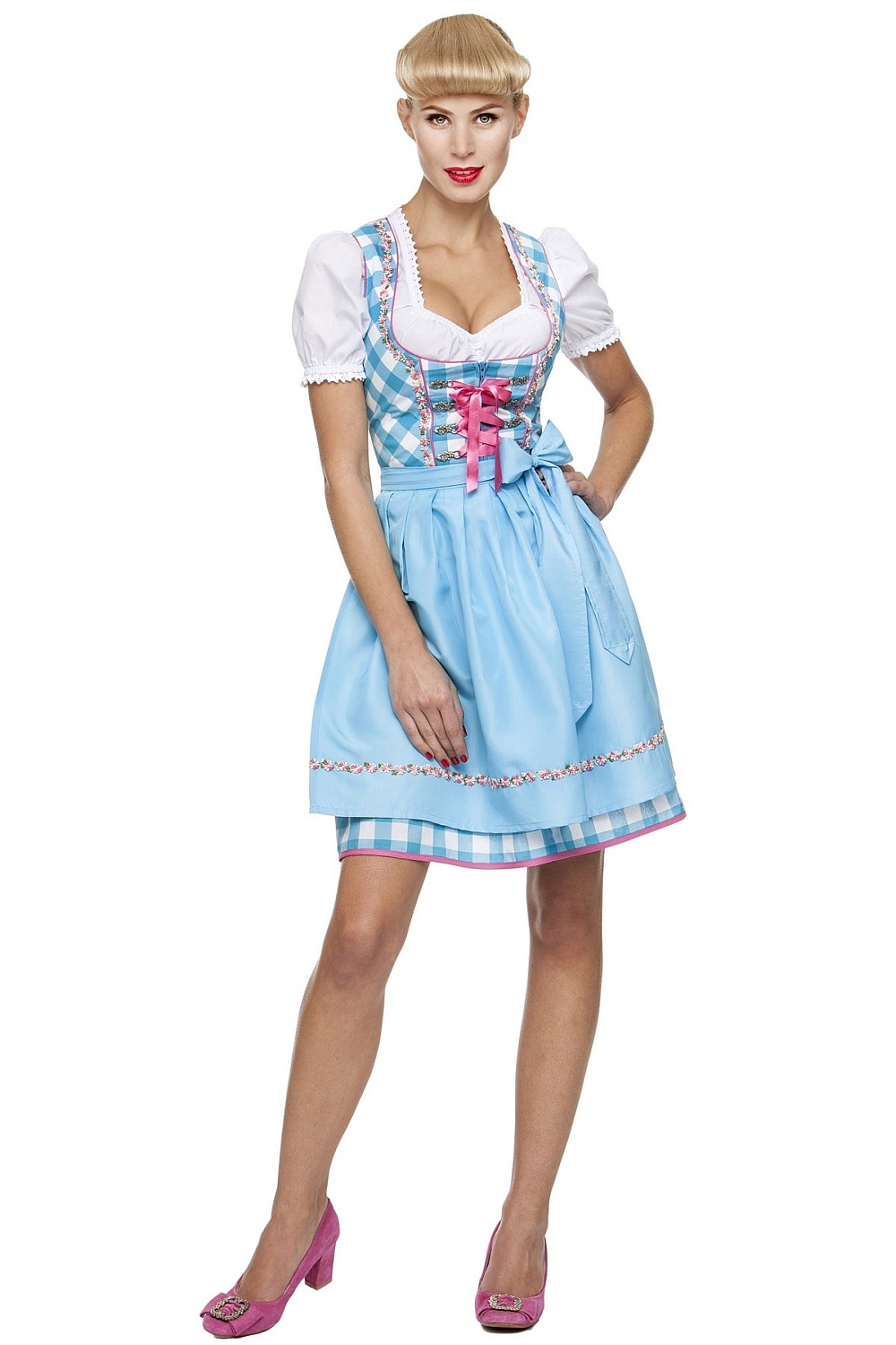 Mini Dirndl Joy türkis