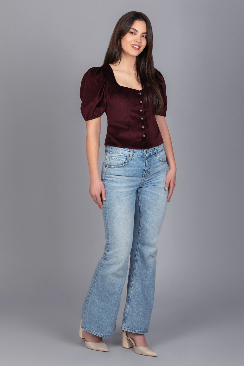 Trachten Mieder Ronja – Bordeaux