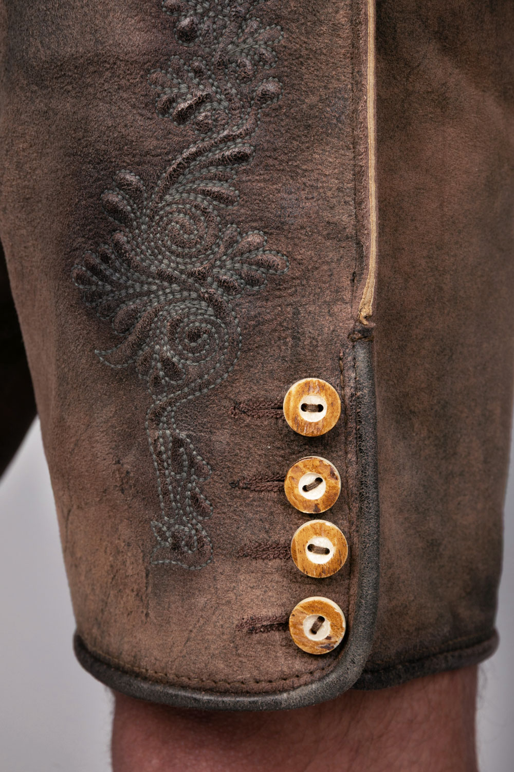 Kurze Wildbock Lederhose Leon