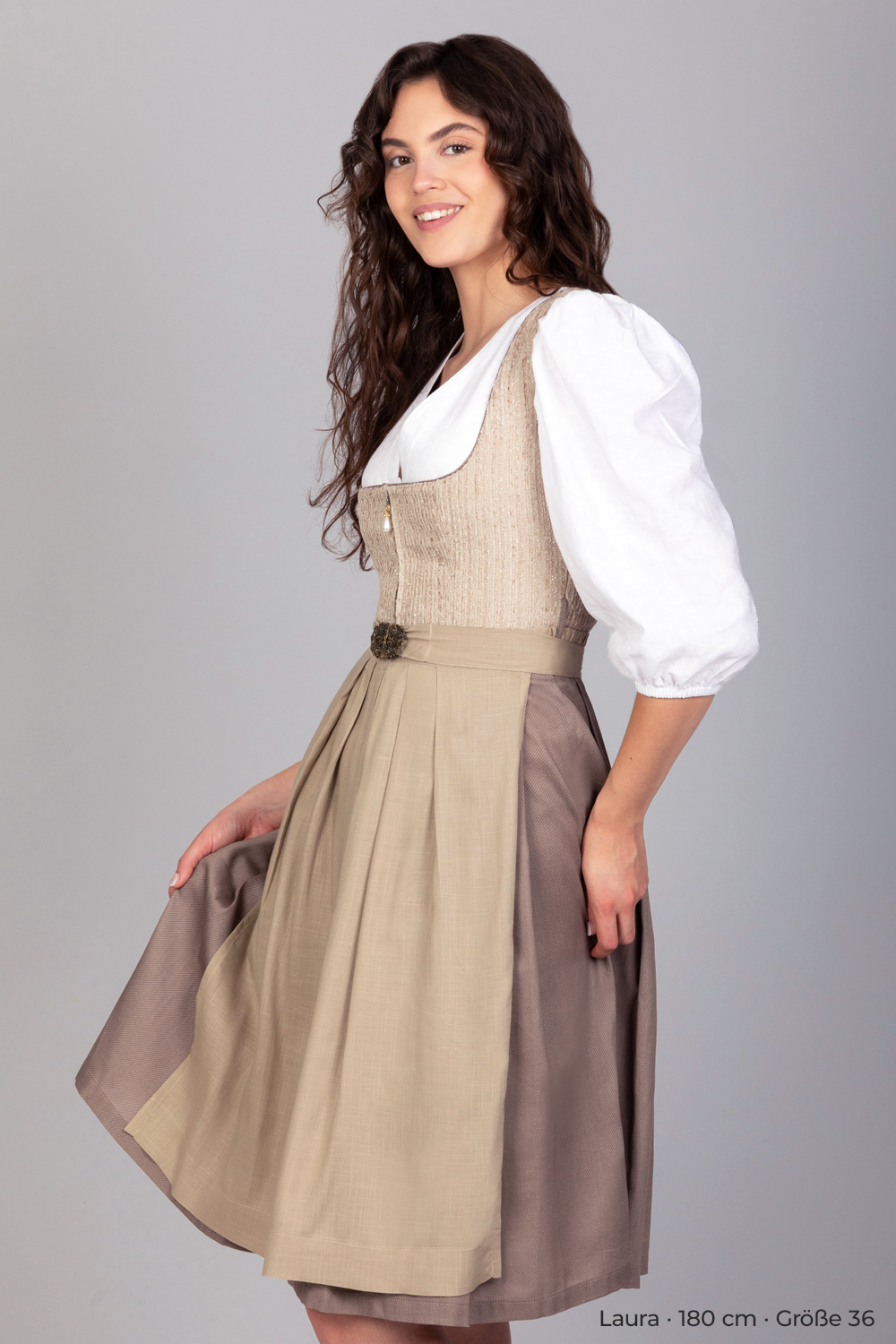 Midi Dirndl Edith Champagner