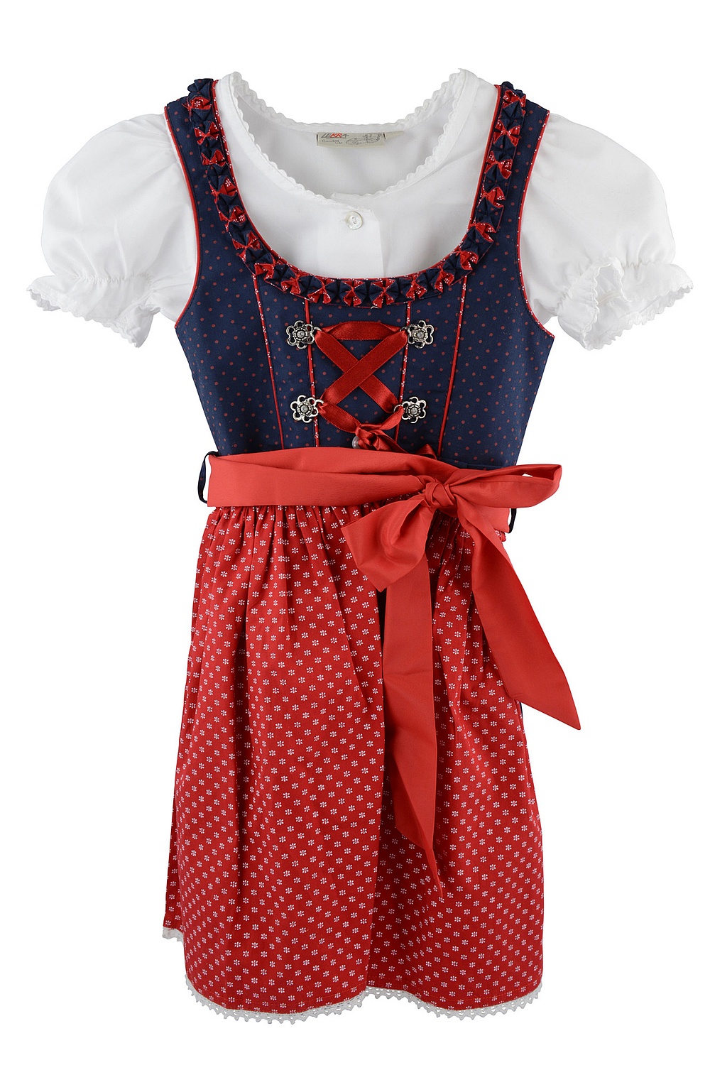 Dirndl Juliana rot / marine