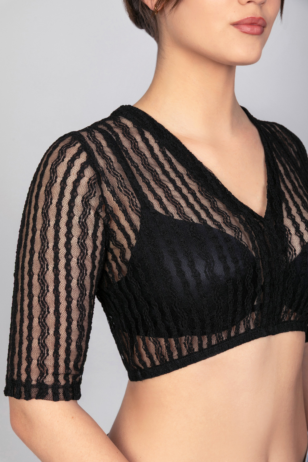 Dirndlbluse Anna Schwarz