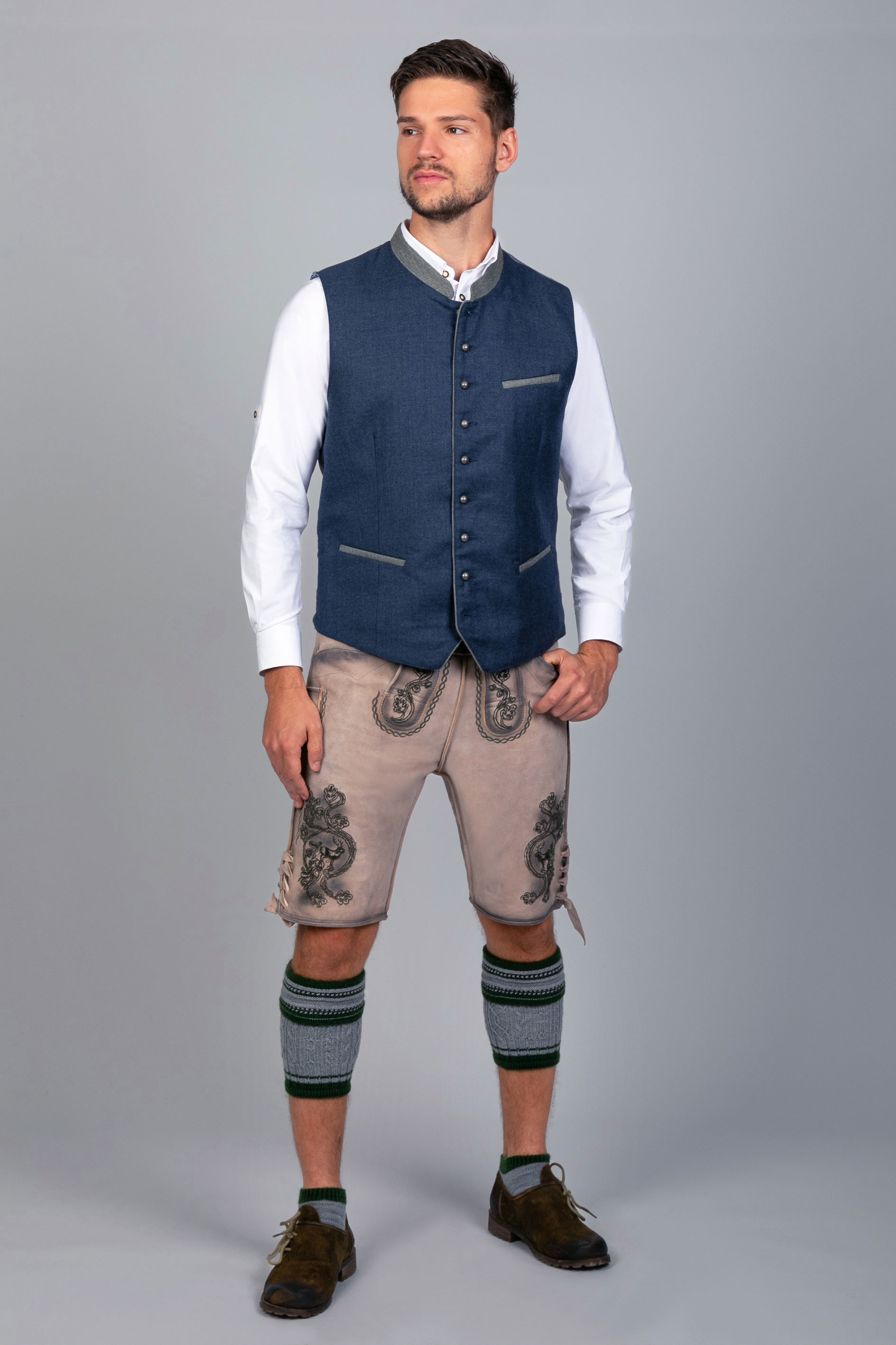 Kurze Wildbock Lederhose Felix